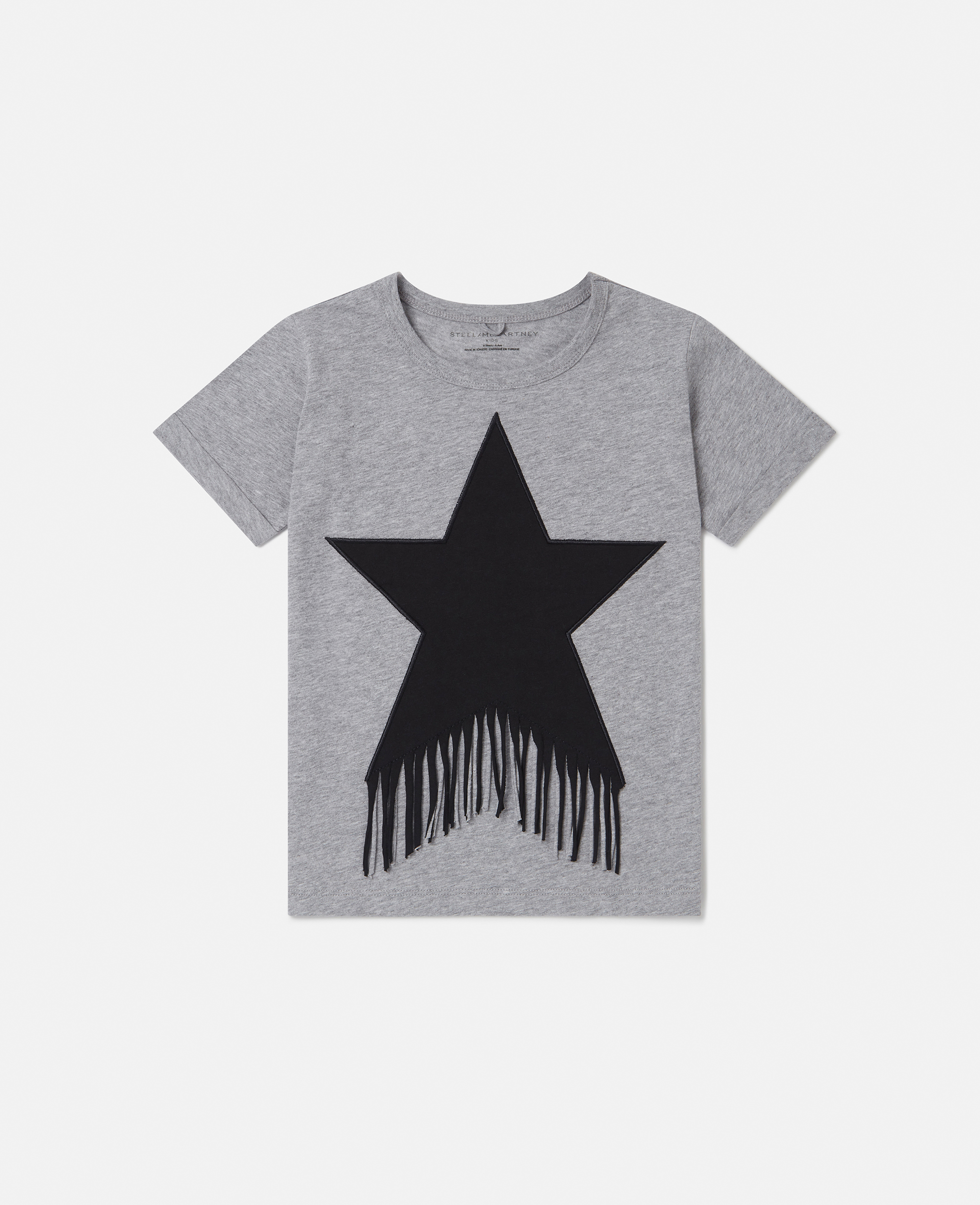 Star Graphic Fringed T-Shirt, Woman, , Size: 6 - Stella McCartney - Modalova