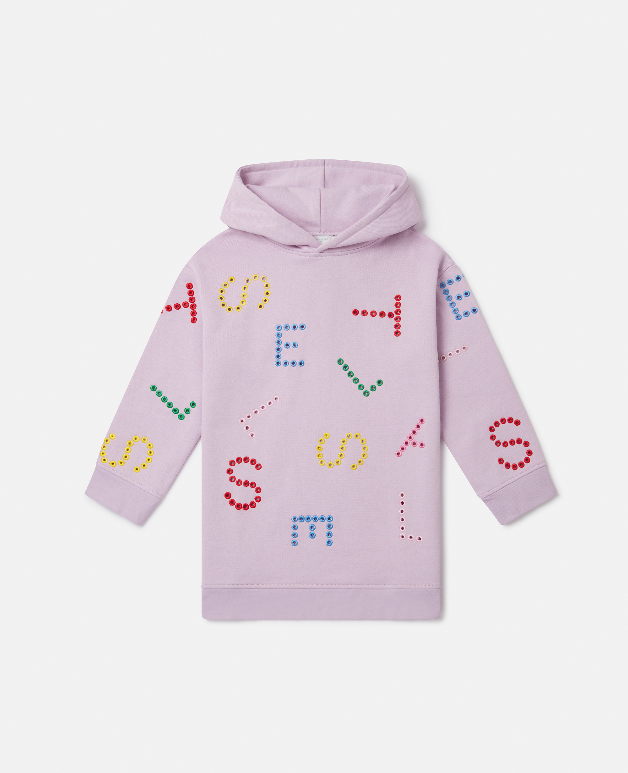 Hoodie-Kleid mit Stella Motiv, Frau, , Größe: 8 - Stella McCartney - Modalova