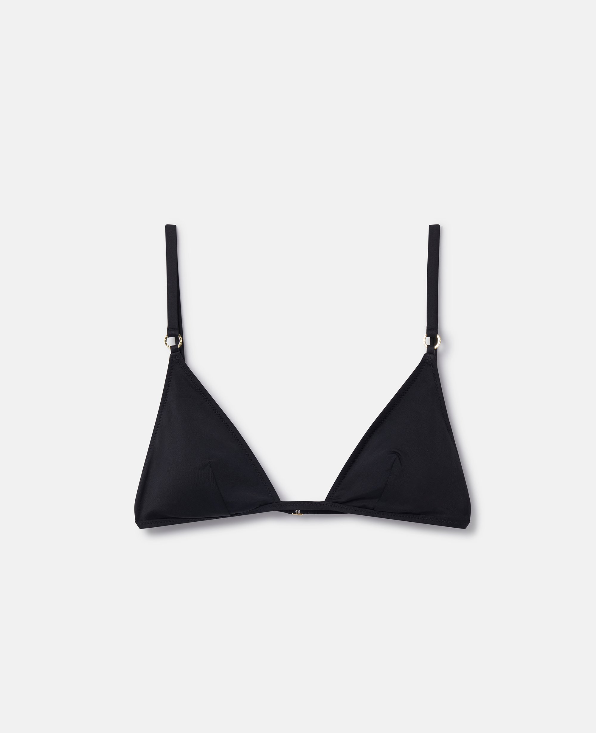 Stella McCartney – String Triangle Bikini Top, Woman, Black, Size: L