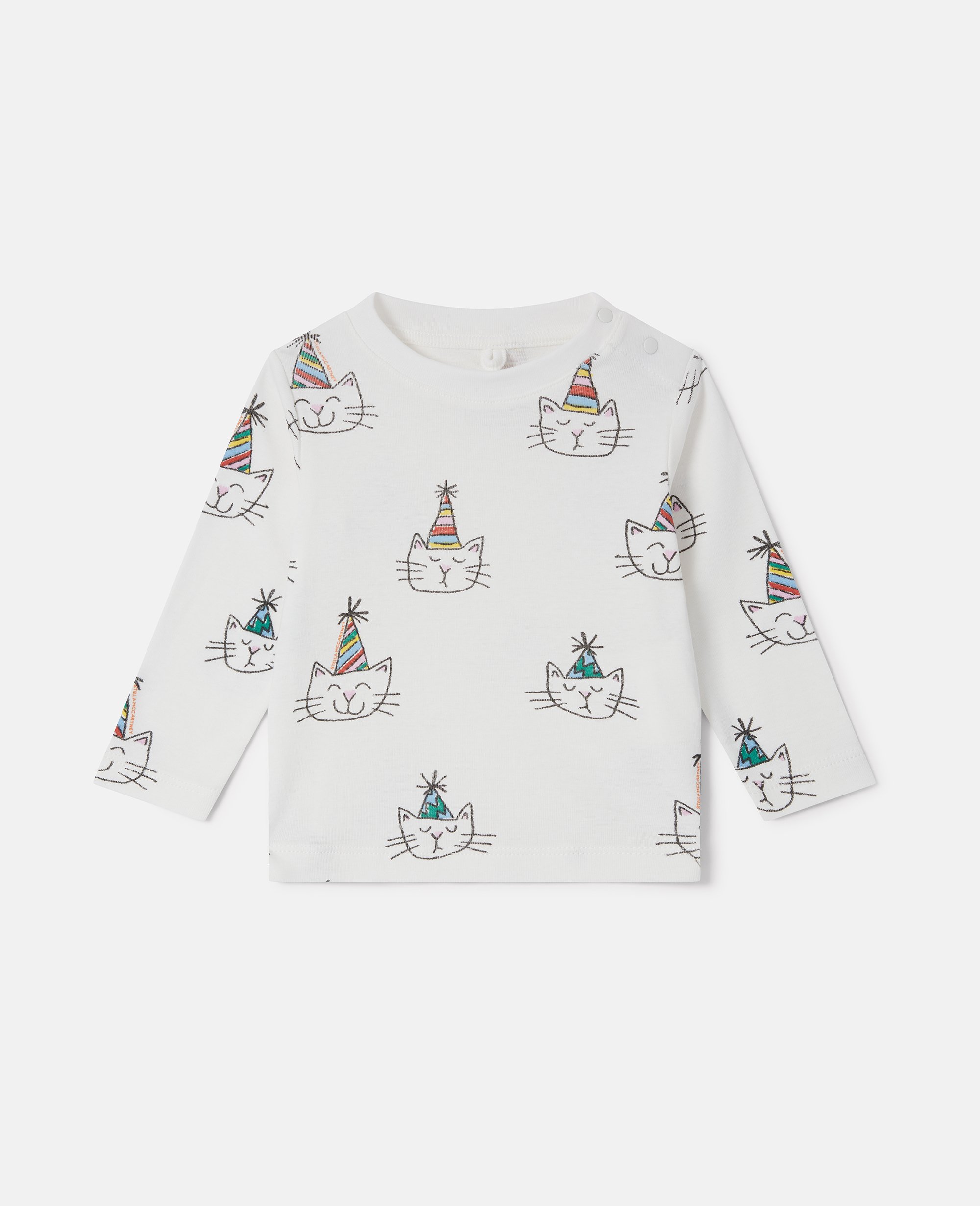 Cats Print Sweatshirt, , Size: 6m - Stella McCartney - Modalova