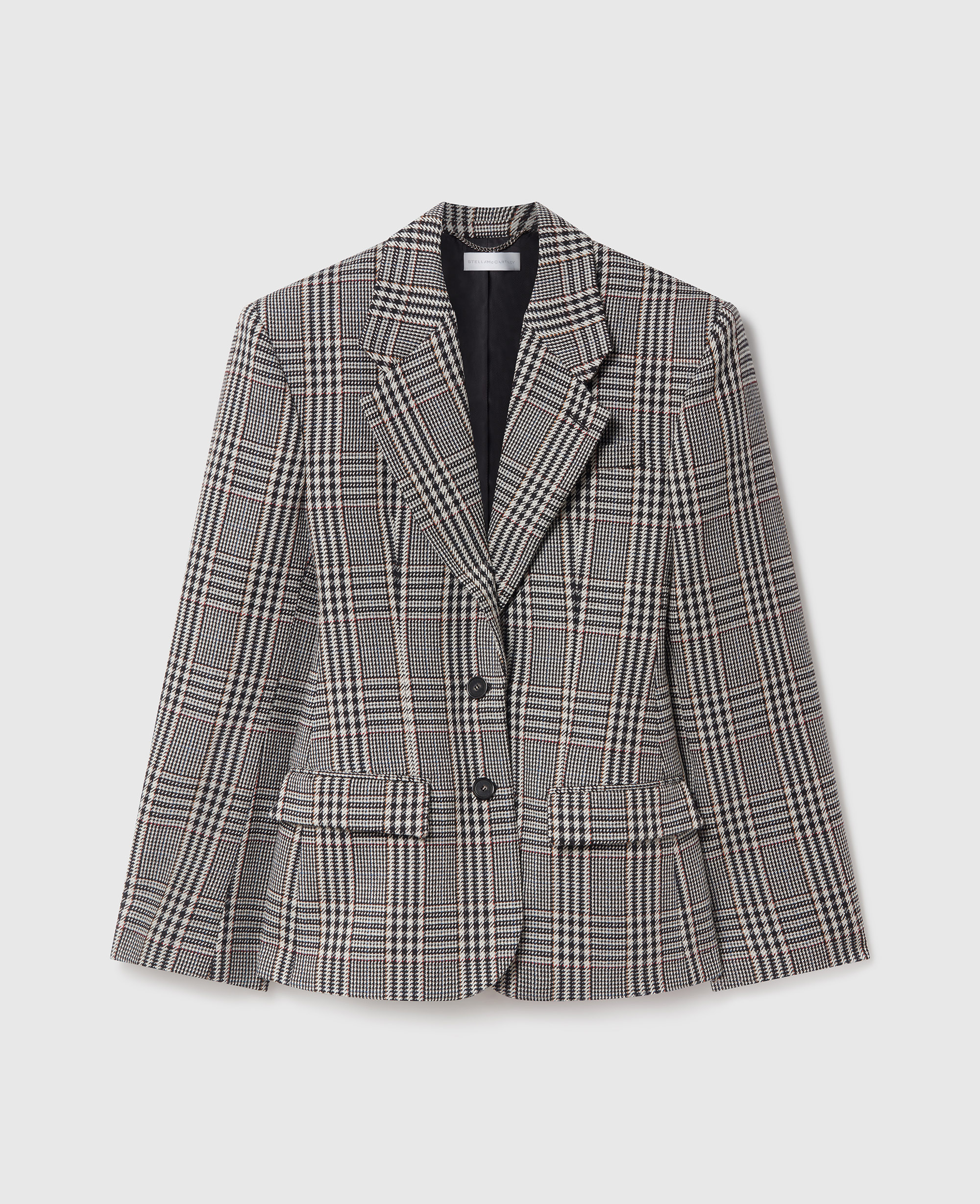 Stella McCartney - Checked Wool Jacket, , Size: 42
