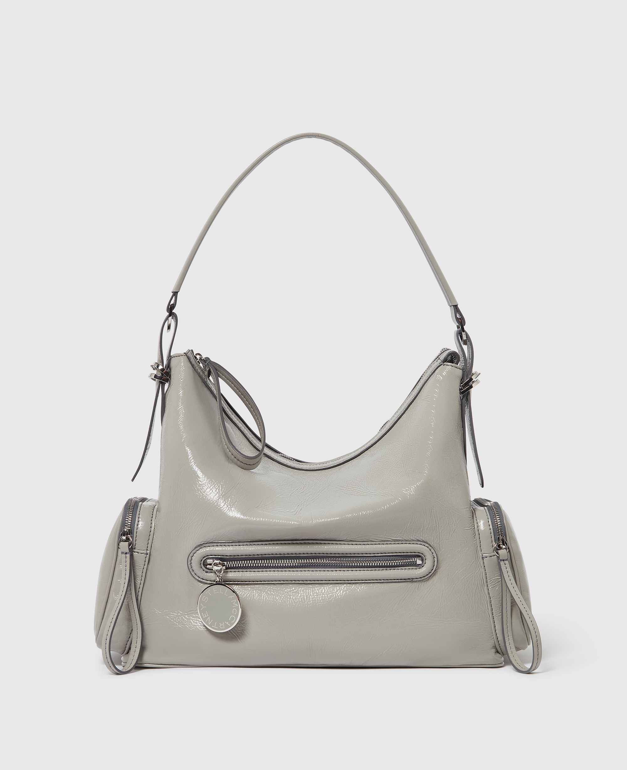 Stella Mccartney Dartmoor Shoulder Bag In Gray