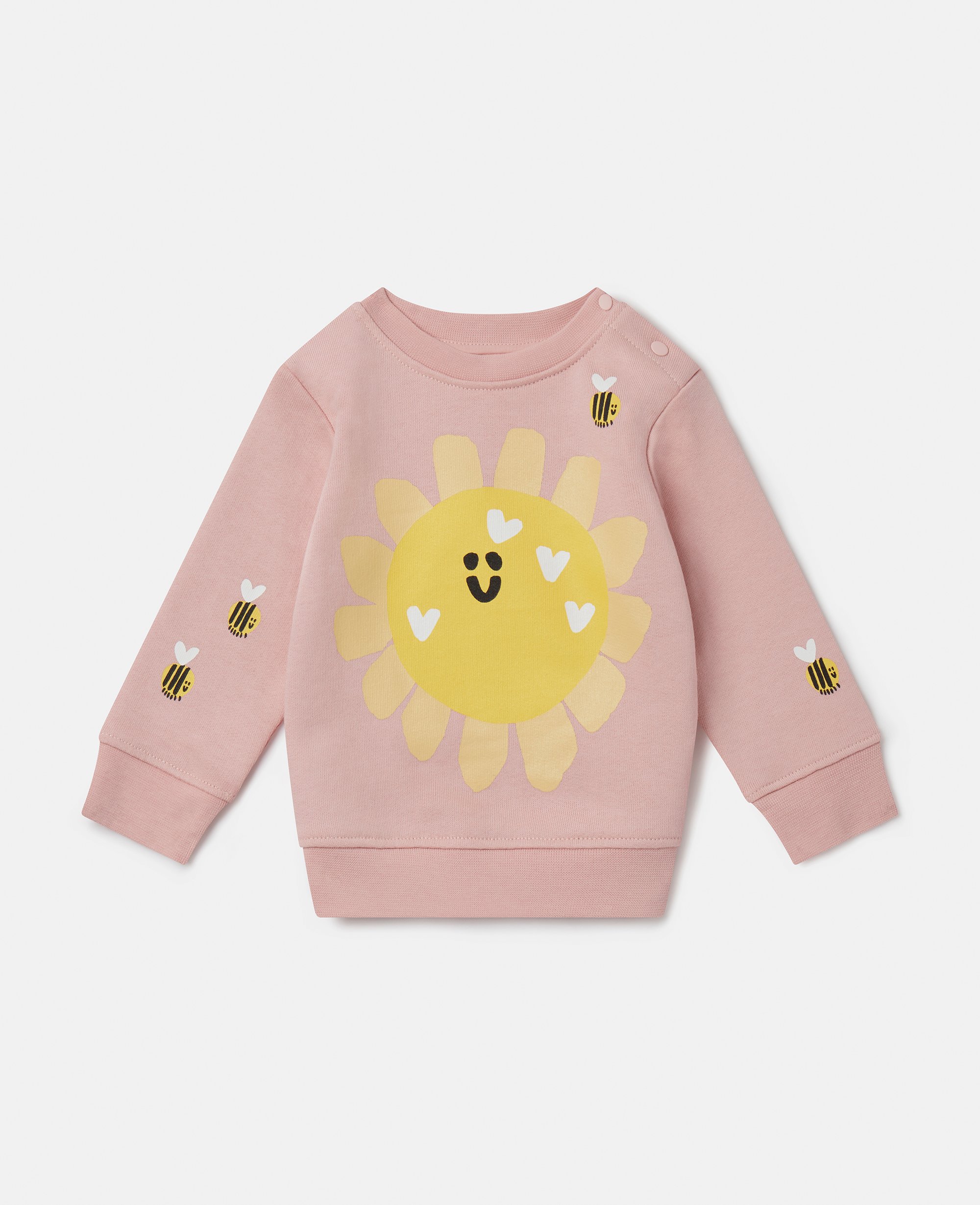 Stella McCartney – Sunshine Bumblebee Sweatshirt, Woman, Pink, Size: 12m