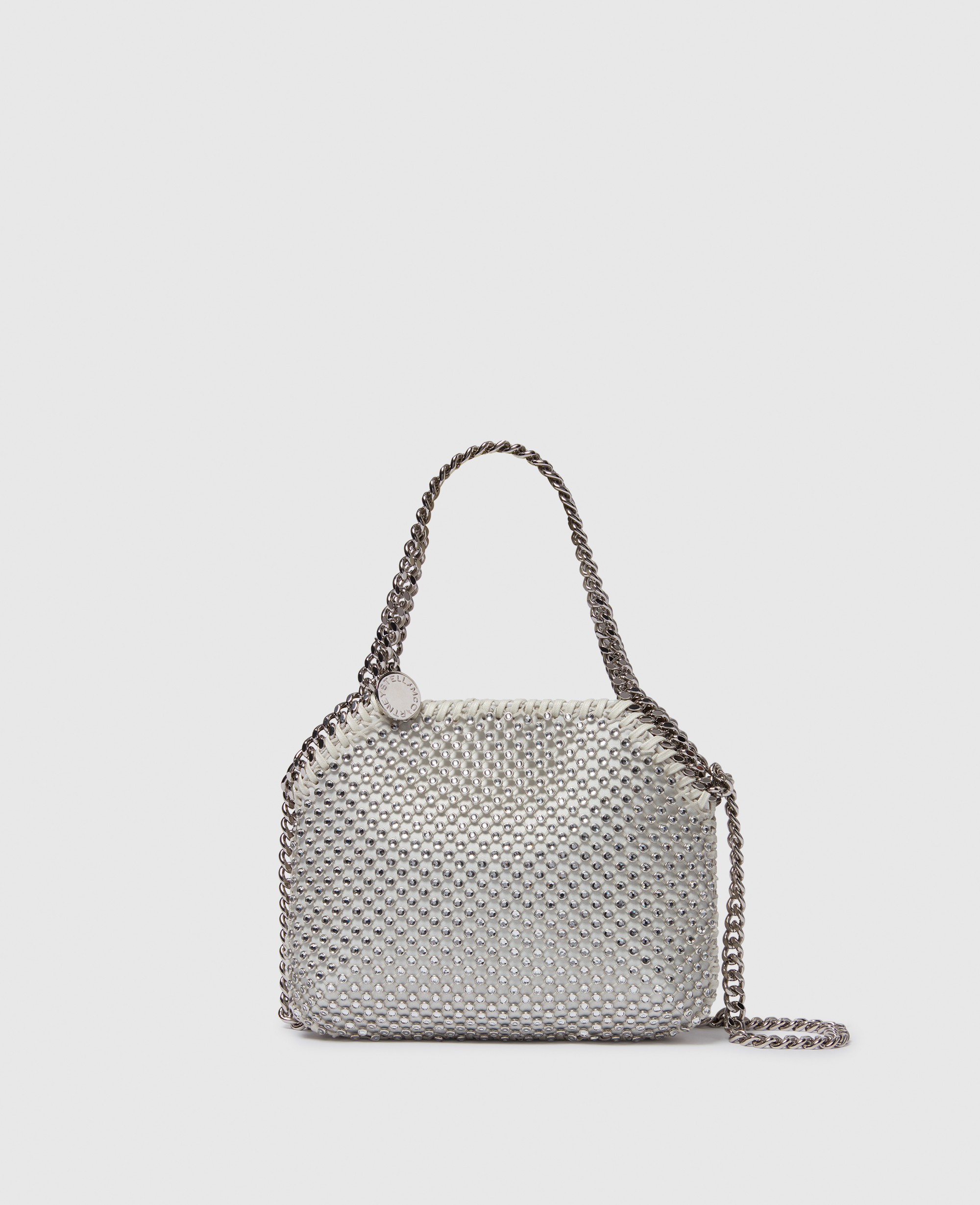 Mini cabas en mesh a cristaux sans plomb Falabella, - Stella McCartney - Modalova