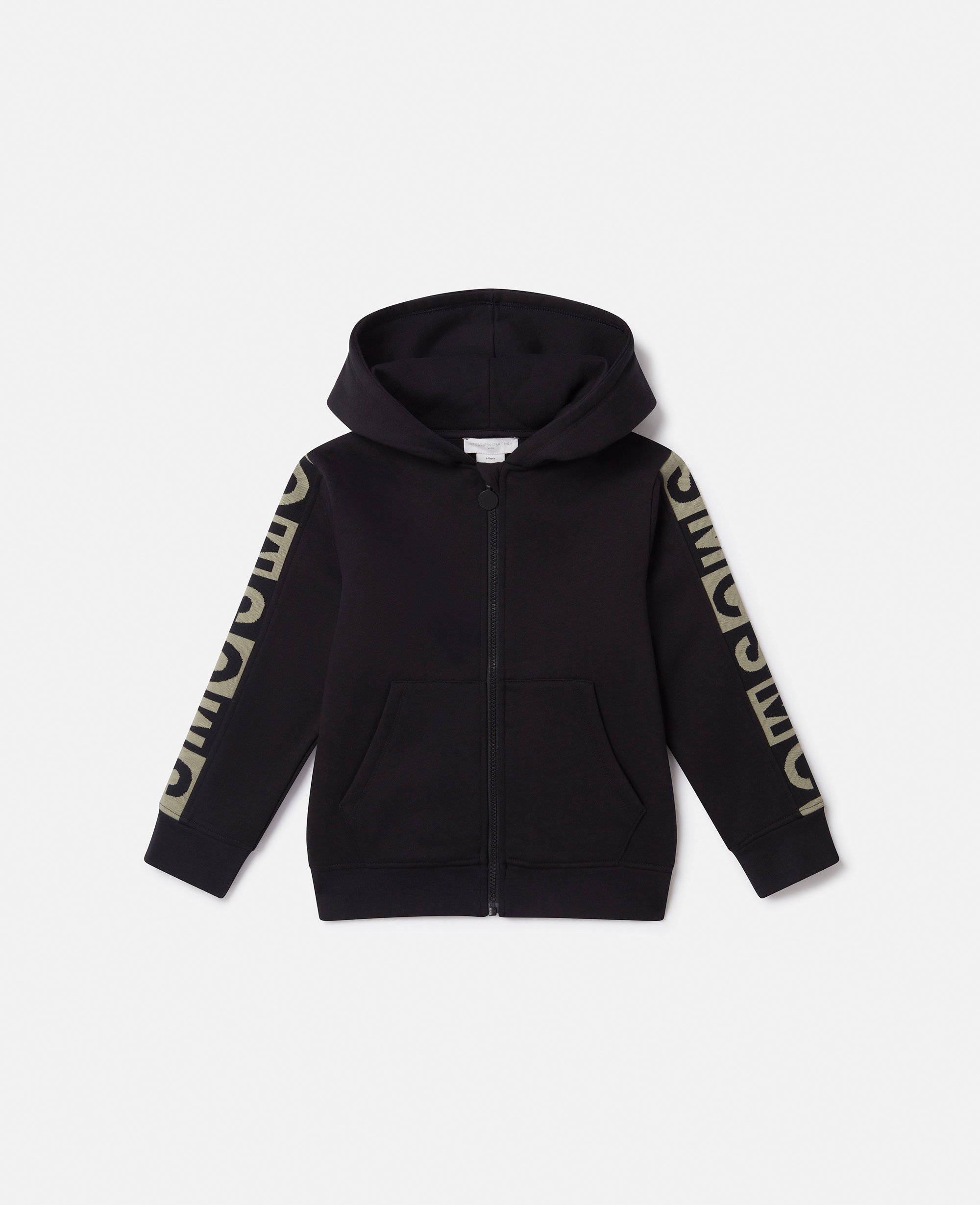 STELLA MCCARTNEY LOGO GRAPHIC HOODED ZIP SWEATSHIRT
