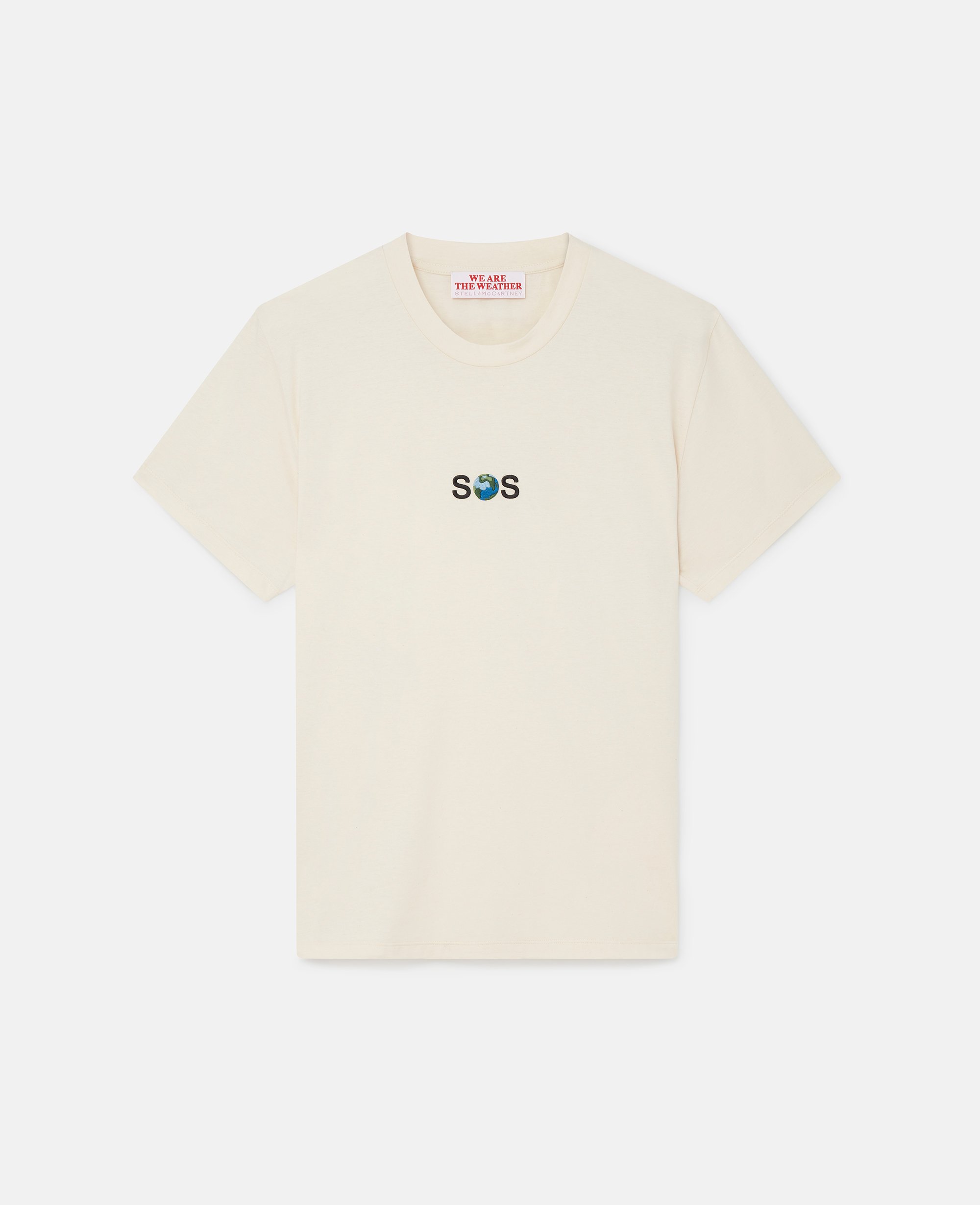 SOS Embroidered Short-Sleeve T-Shirt, , , Taille: XXS - Stella McCartney - Modalova