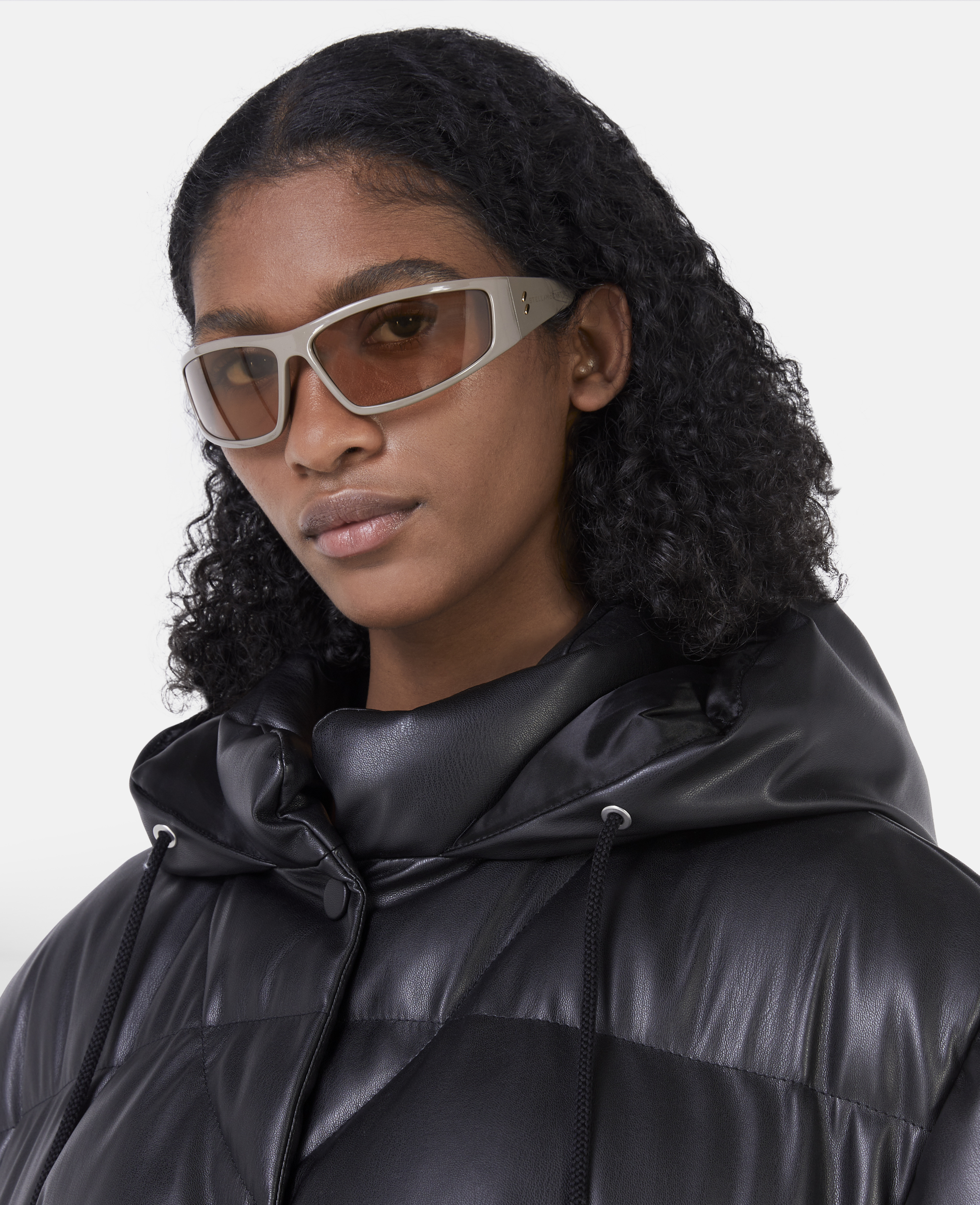 Stella McCartney – Alter Mat Short Puffer Coat, Woman, Black, Size: 40