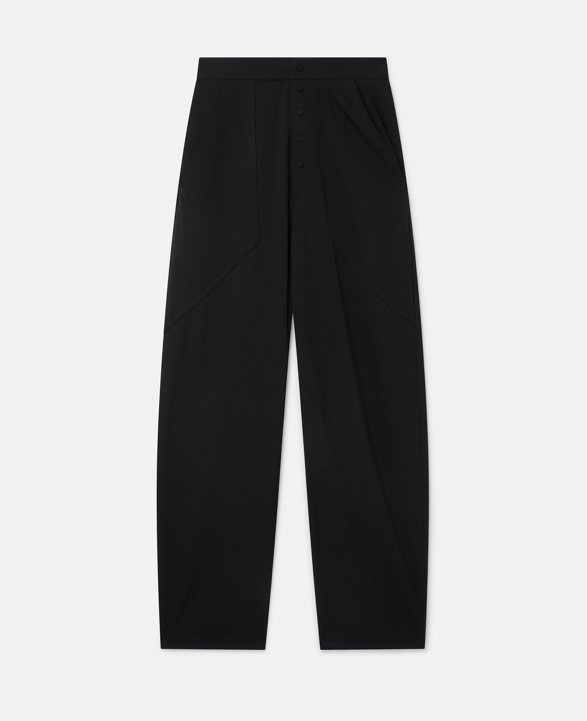 Stella Mccartney Loose Fit Tailored Trousers In Black
