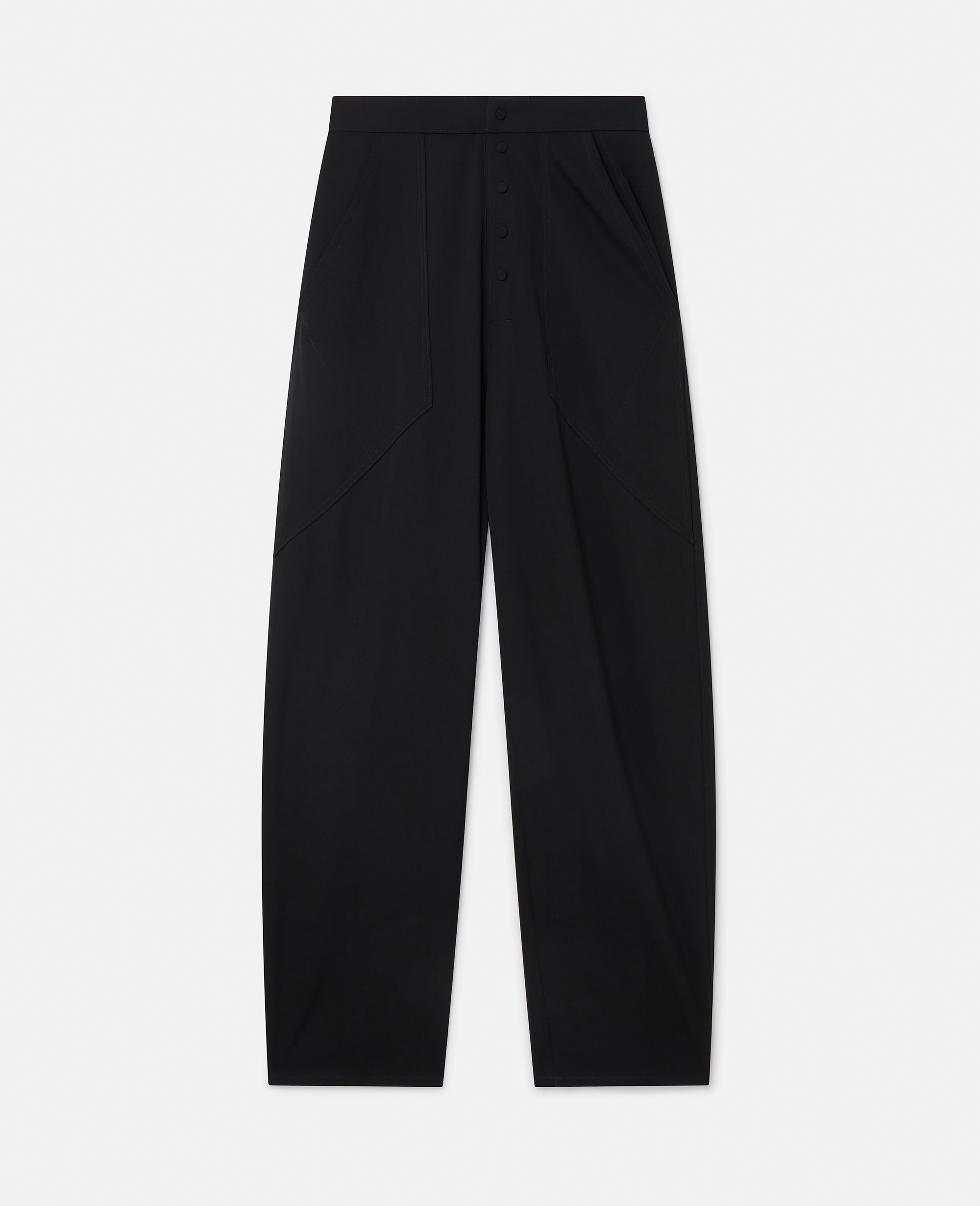 Stella Mccartney Loose Fit Tailored Trousers In Black