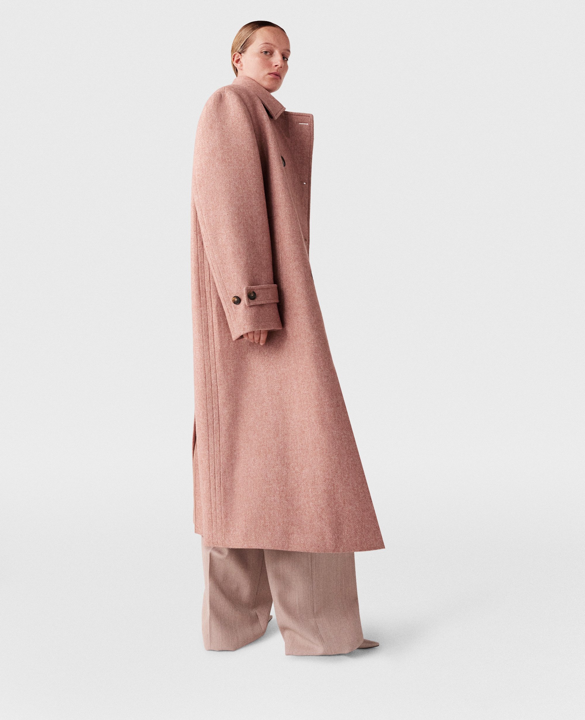 Double Breasted Long Coat, Woman, , Size: 40 - Stella McCartney - Modalova