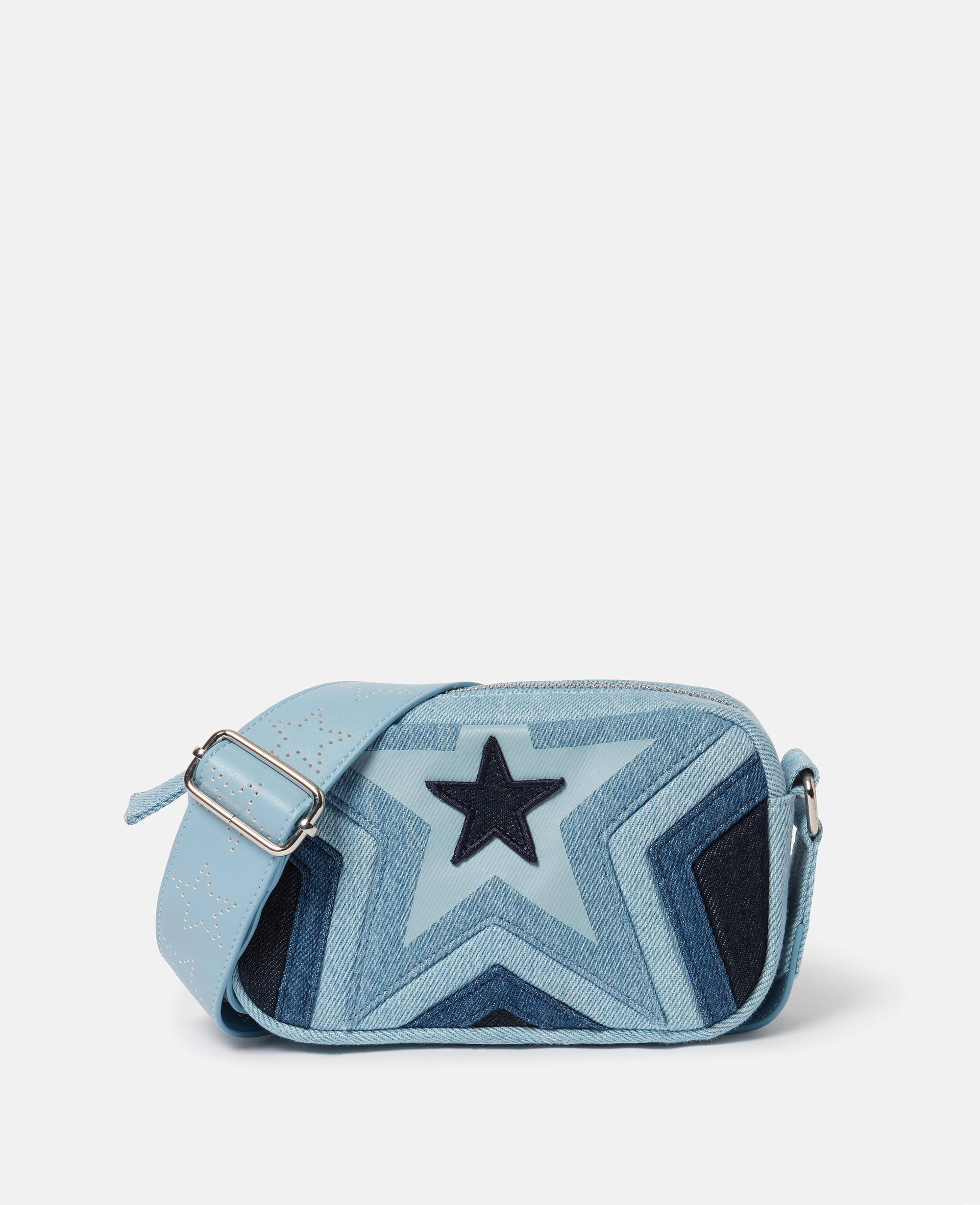 Stella McCartney - Star Motif Denim Crossbody Bag,