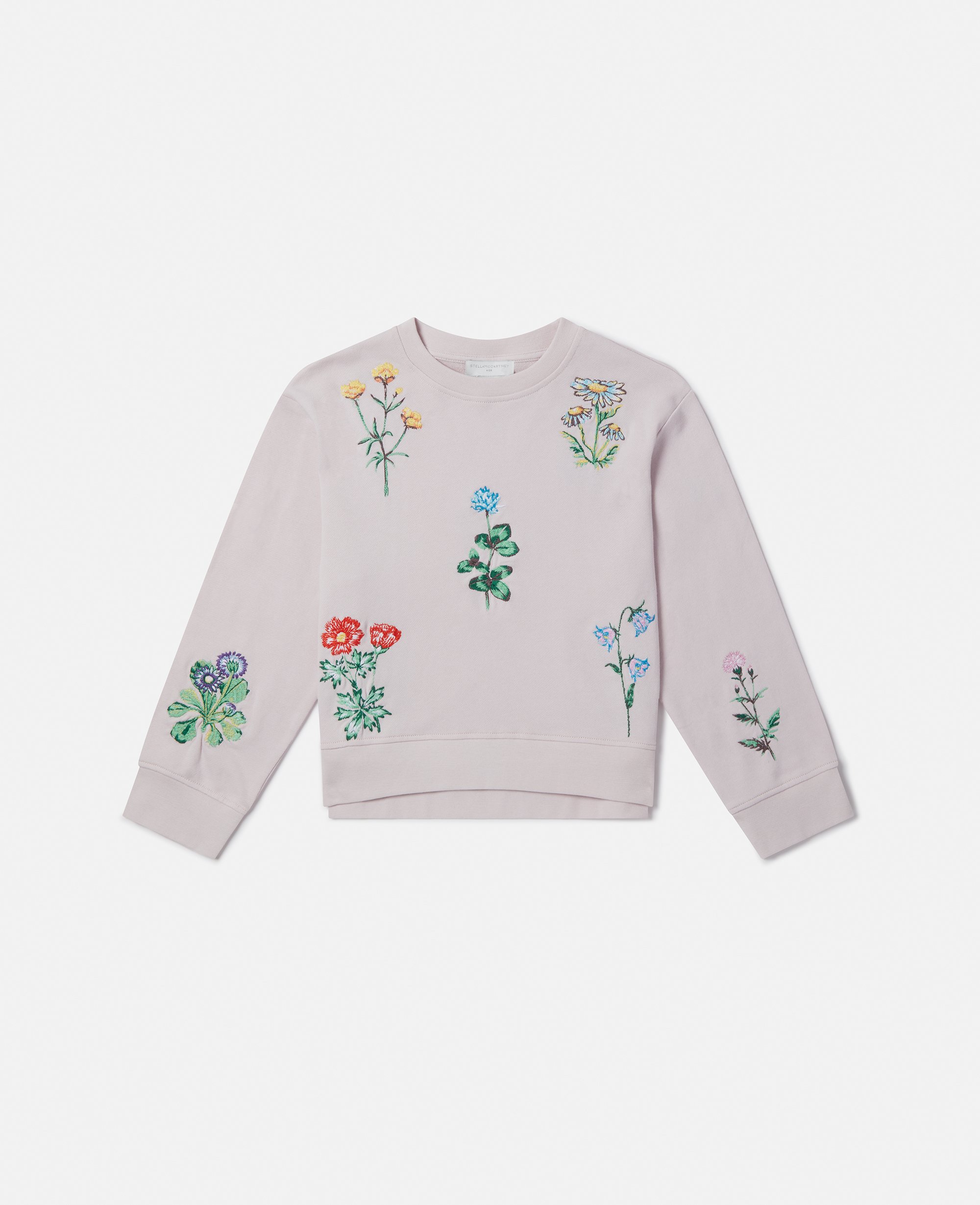 Flower Embroidered Sweatshirt, , Size: 2 - Stella McCartney - Modalova