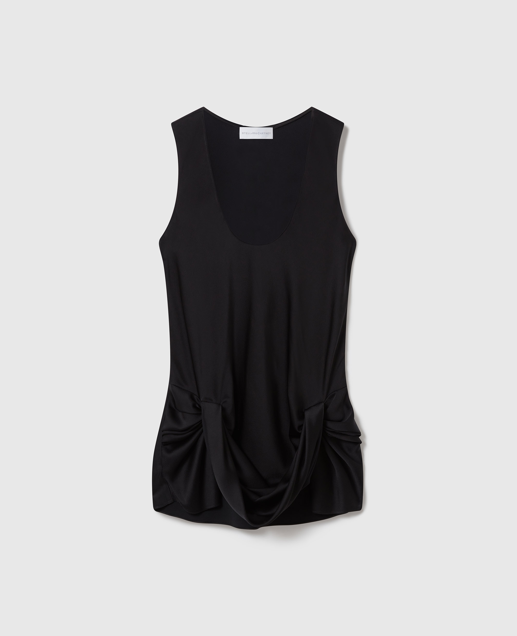 Stella McCartney - Draped Satin Top, , Size: 42