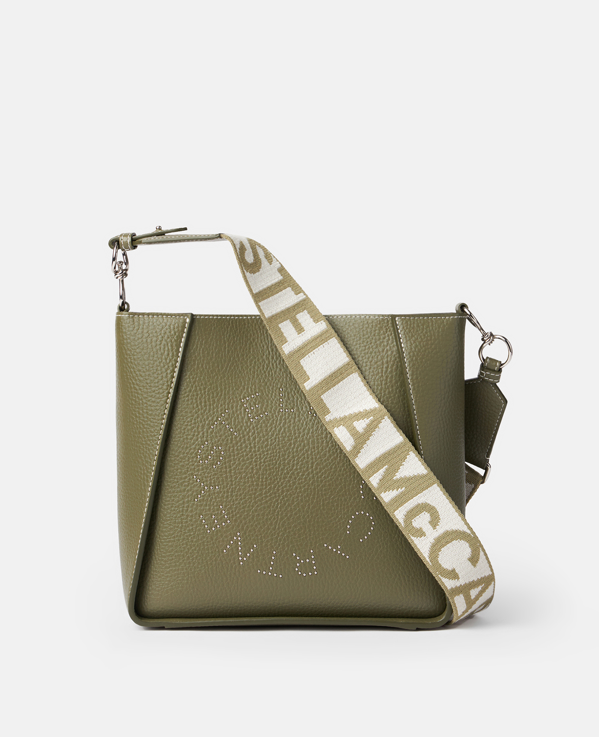 Stella McCartney – Logo Crossbody Bag, Woman, Military Green