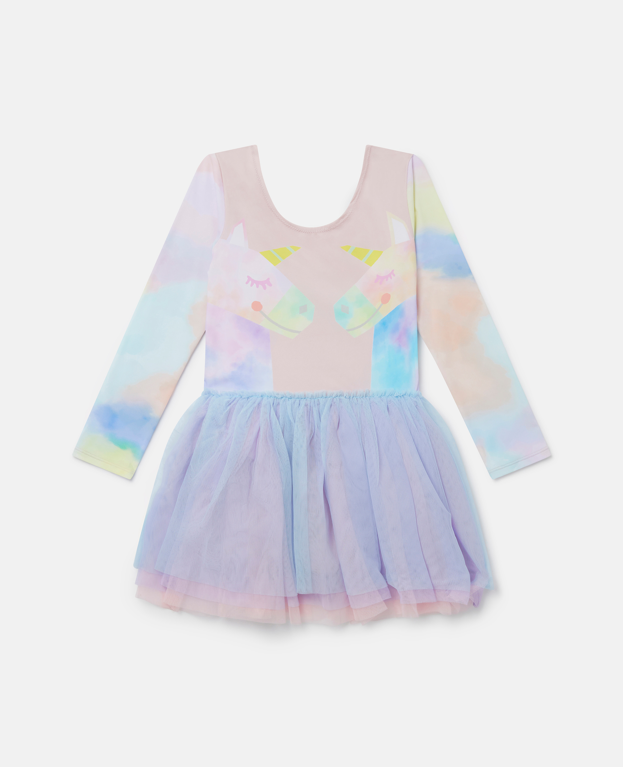 Stella Mccartney Kids' Rainbow Unicorn Tutu Dress