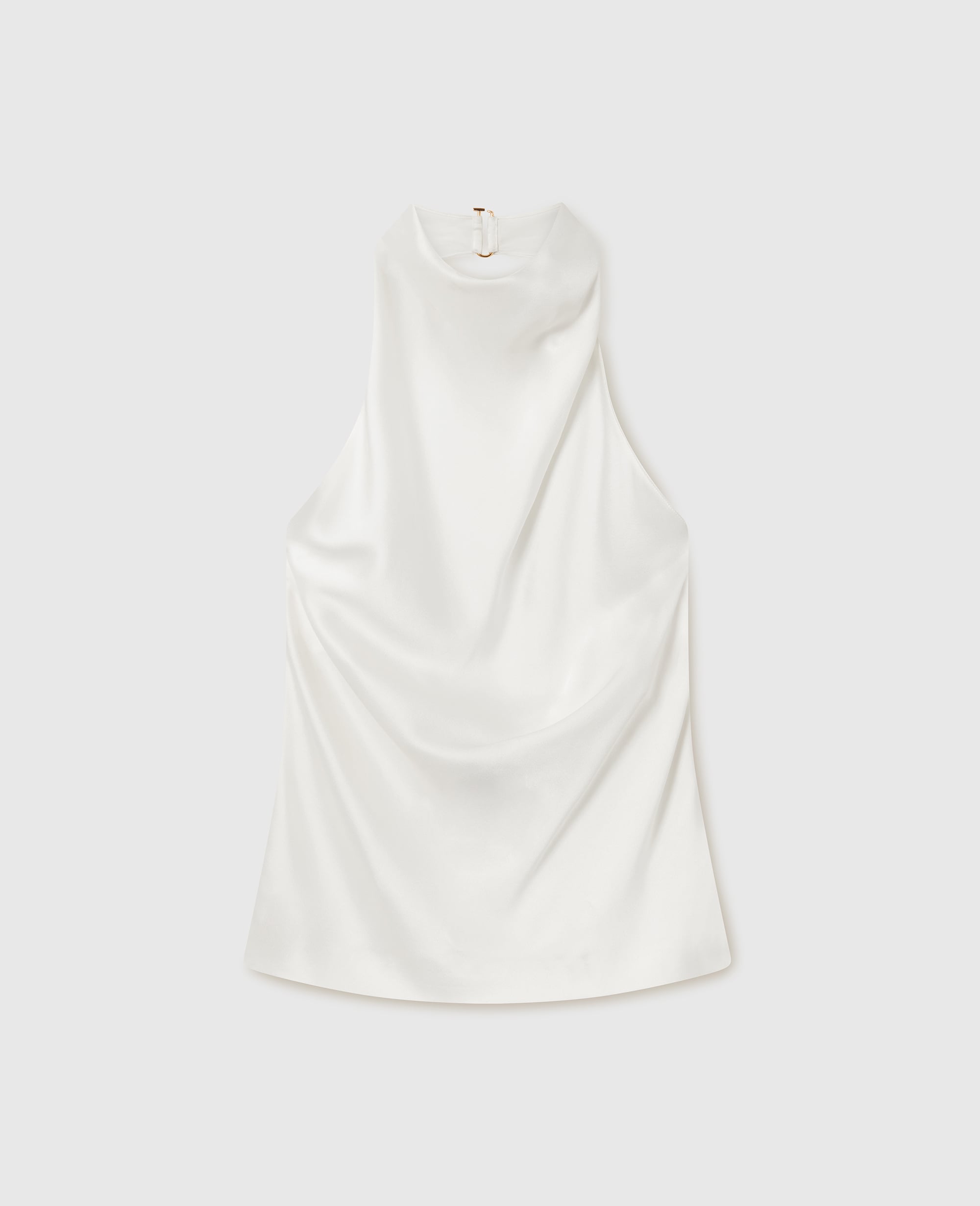 Stella McCartney - Satin halterneck Top, , Size: 42