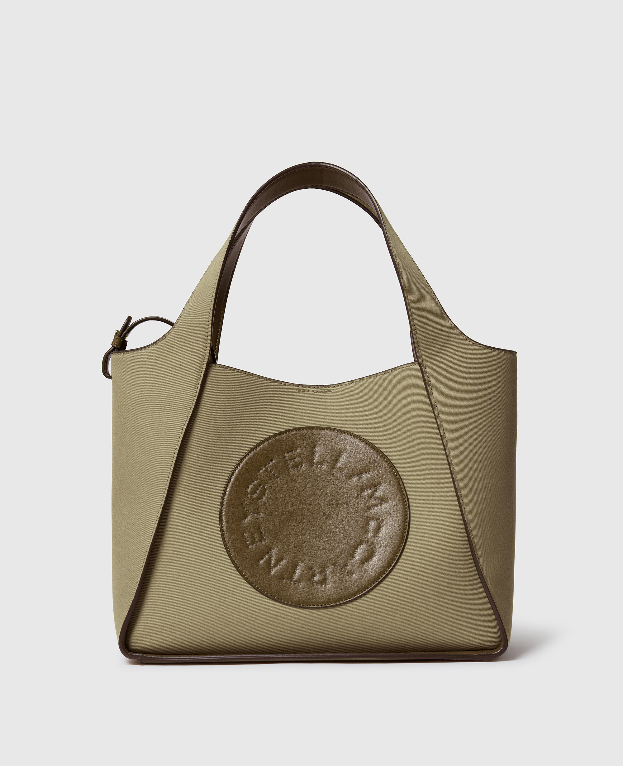 Stella McCartney - Logo Crossbody Tote Bag, Woman, Tan