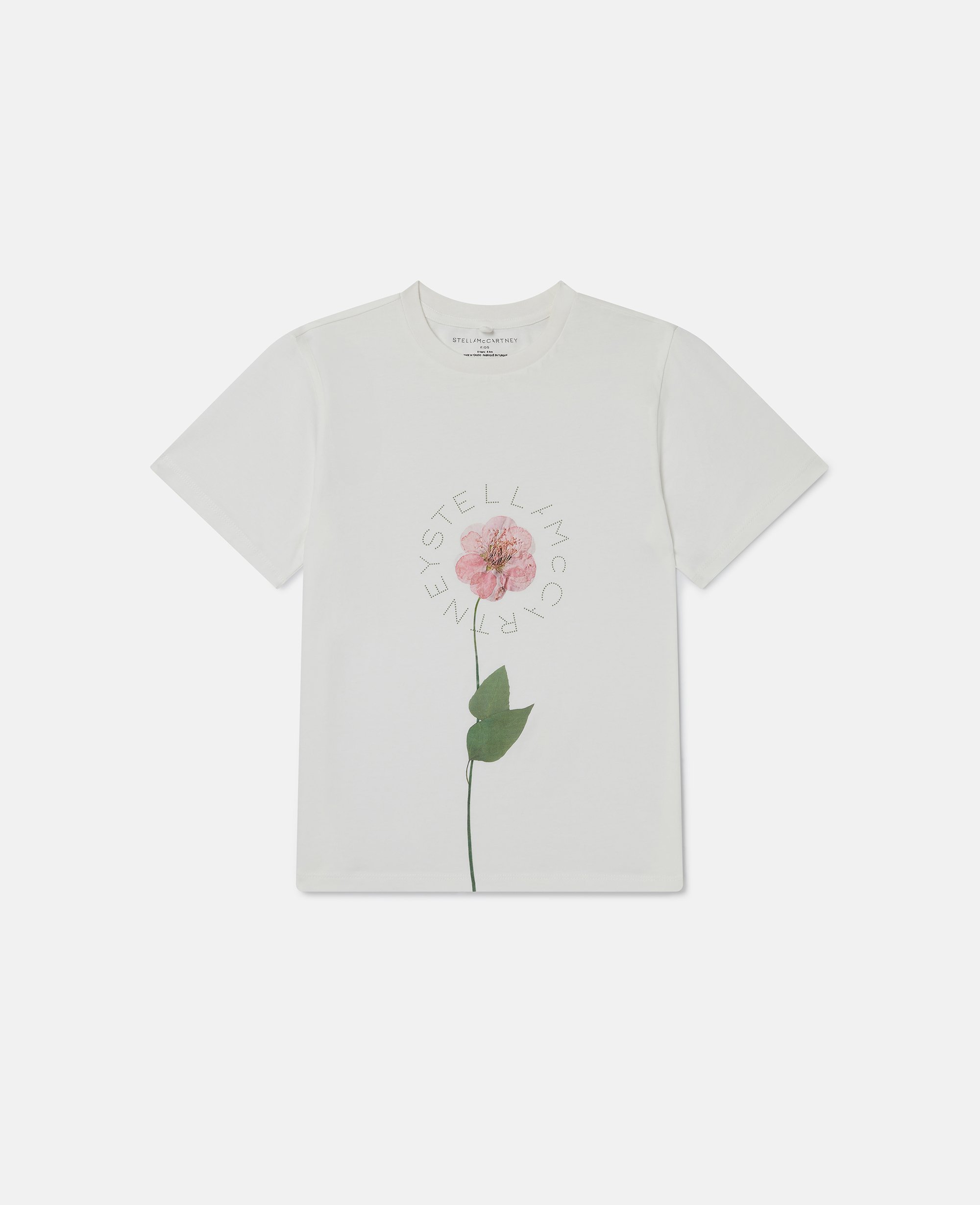 Flower Graphic T-Shirt, , Size: 6 - Stella McCartney - Modalova