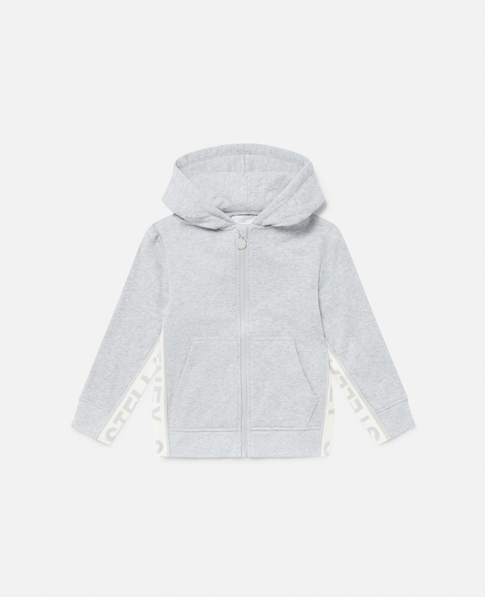 STELLA MCCARTNEY LOGO GRAPHIC HOODED ZIP SWEATSHIRT