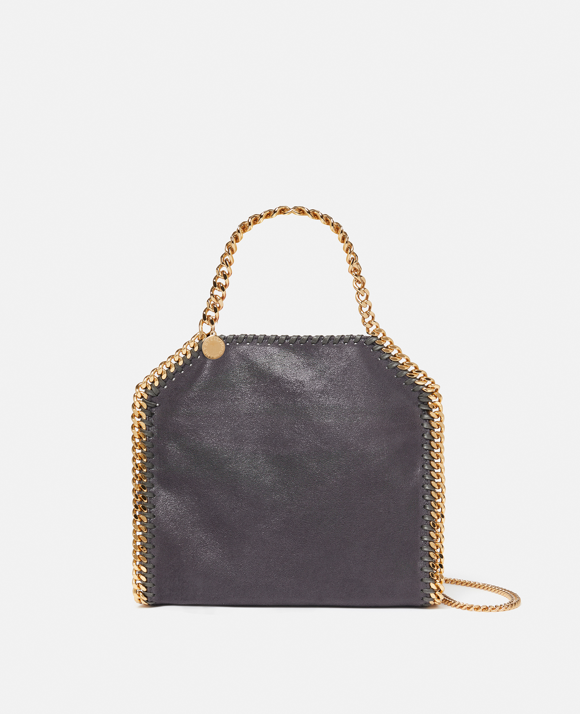 Stella McCartney – Falabella Mini Tote Bag, Woman, Shadow Black