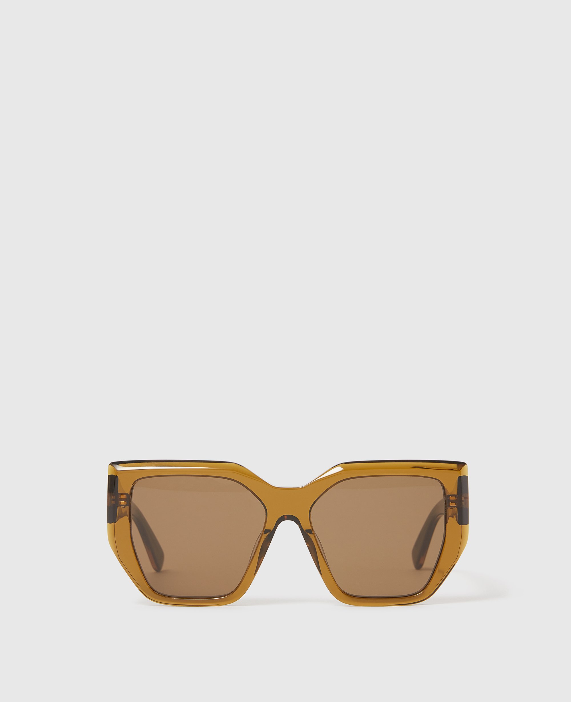 Lunettes de soleil oeil de chat carrees epaisses, - Stella McCartney - Modalova
