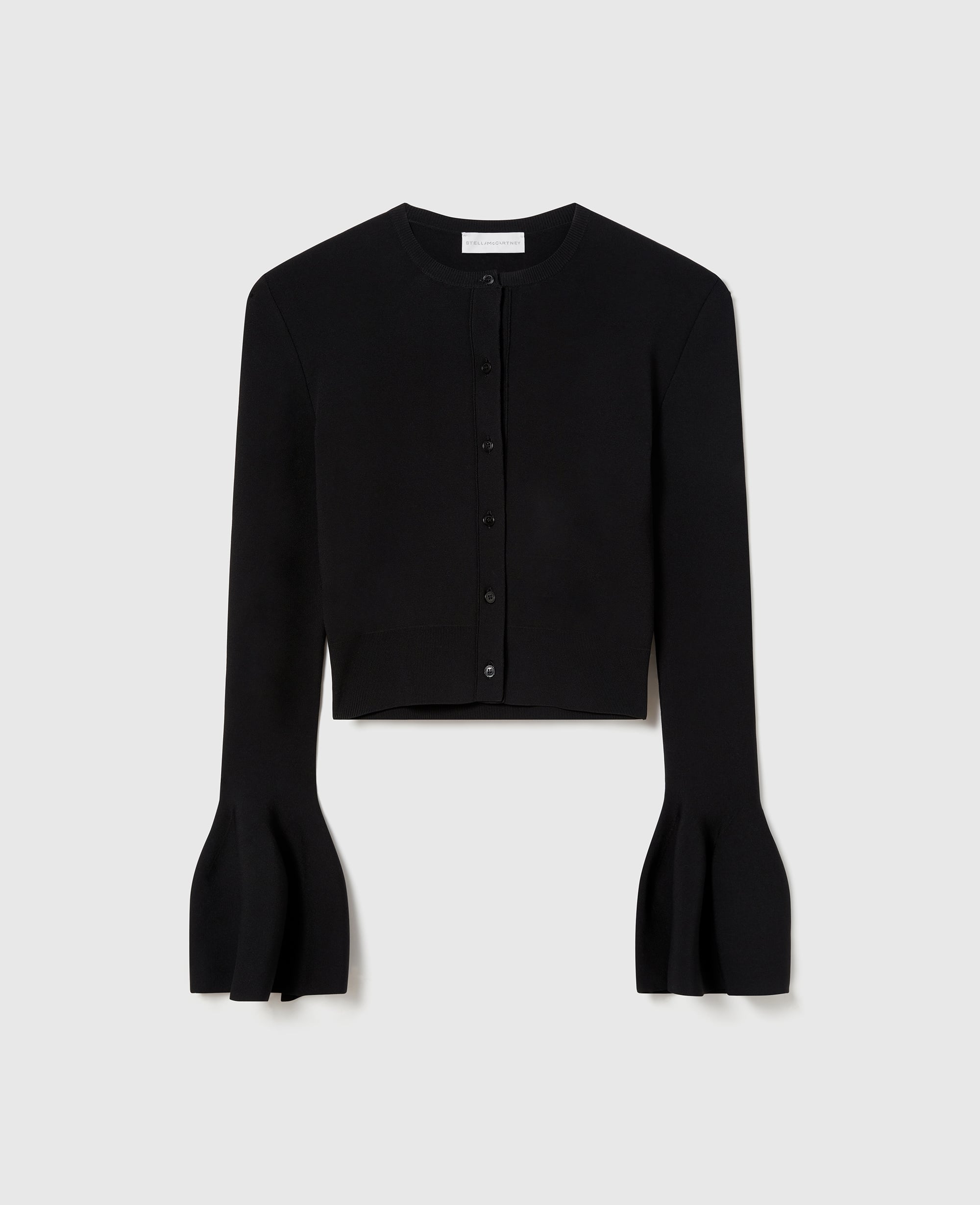 Stella McCartney - Kompakte Strickjacke mit Glockenärmeln, , Größe: S