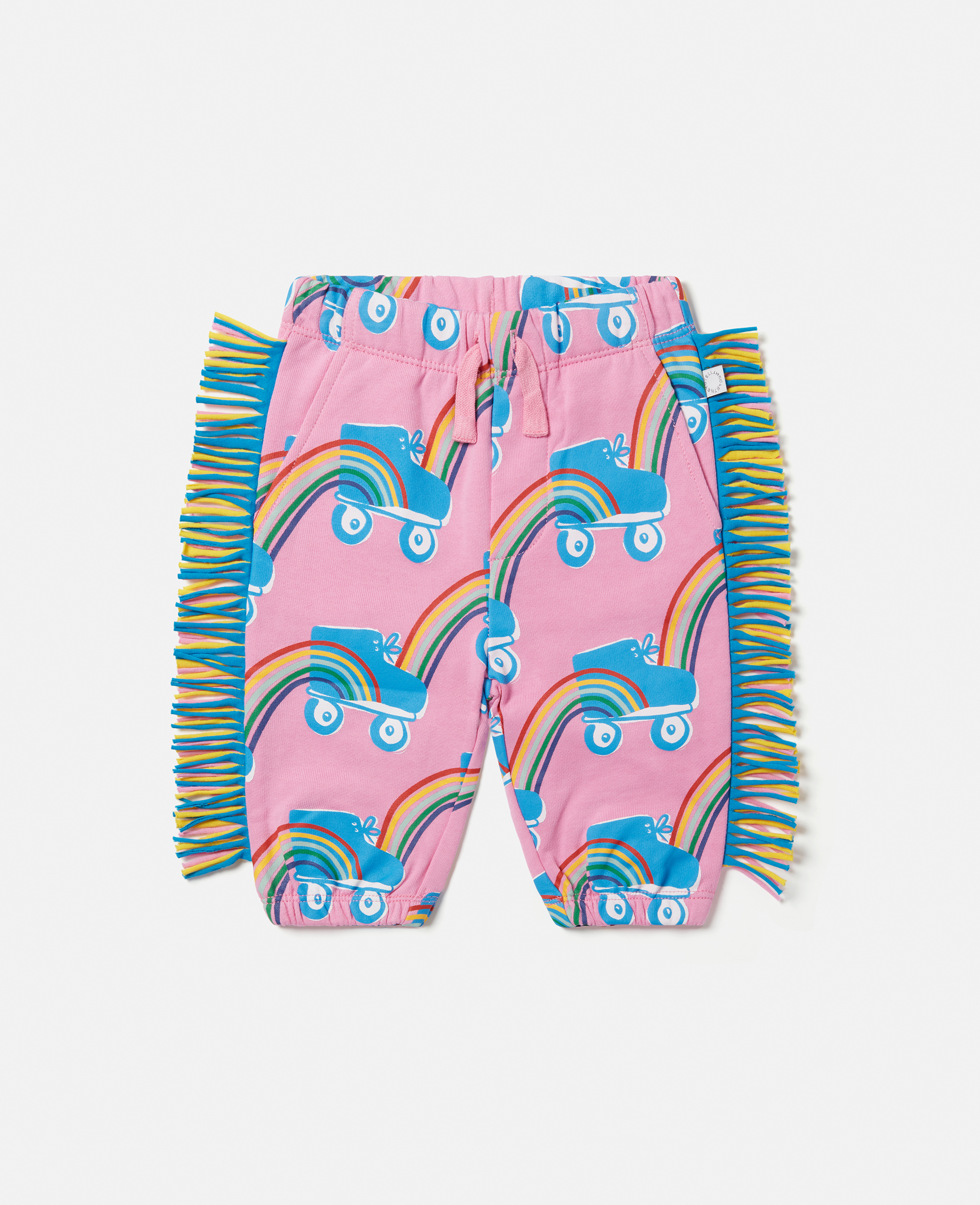 Rollerskate Rainbow Print Fringe Joggers, , Size: 24m - Stella McCartney - Modalova