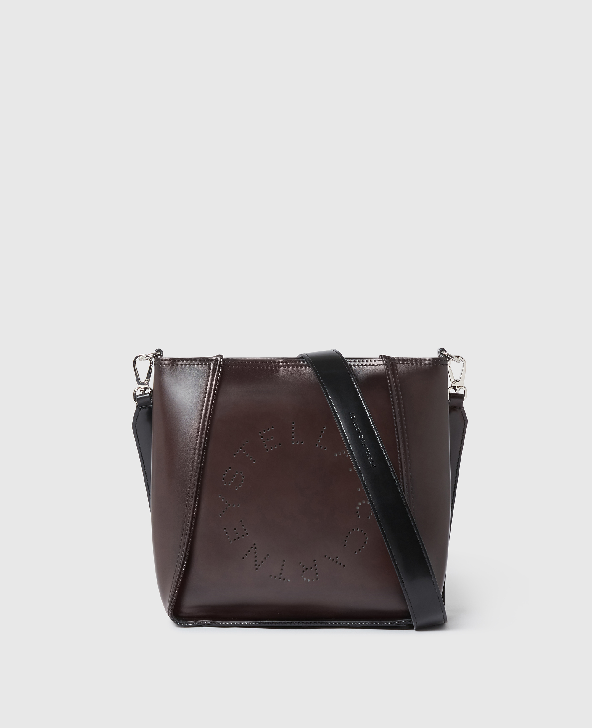 Stella Mccartney Logo Square Crossbody Bag In Multi
