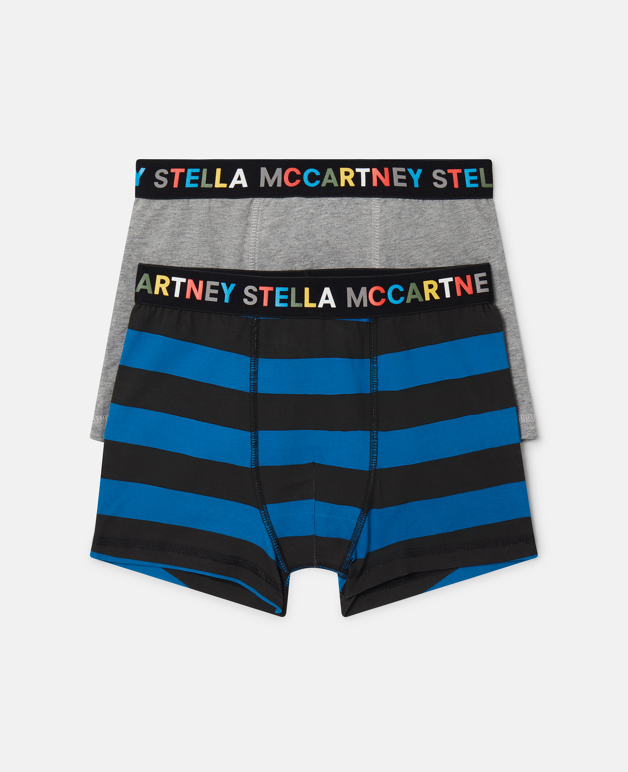 stella mccartney - lot de 2 boxers à logo, femme, multicolore, taille: 6