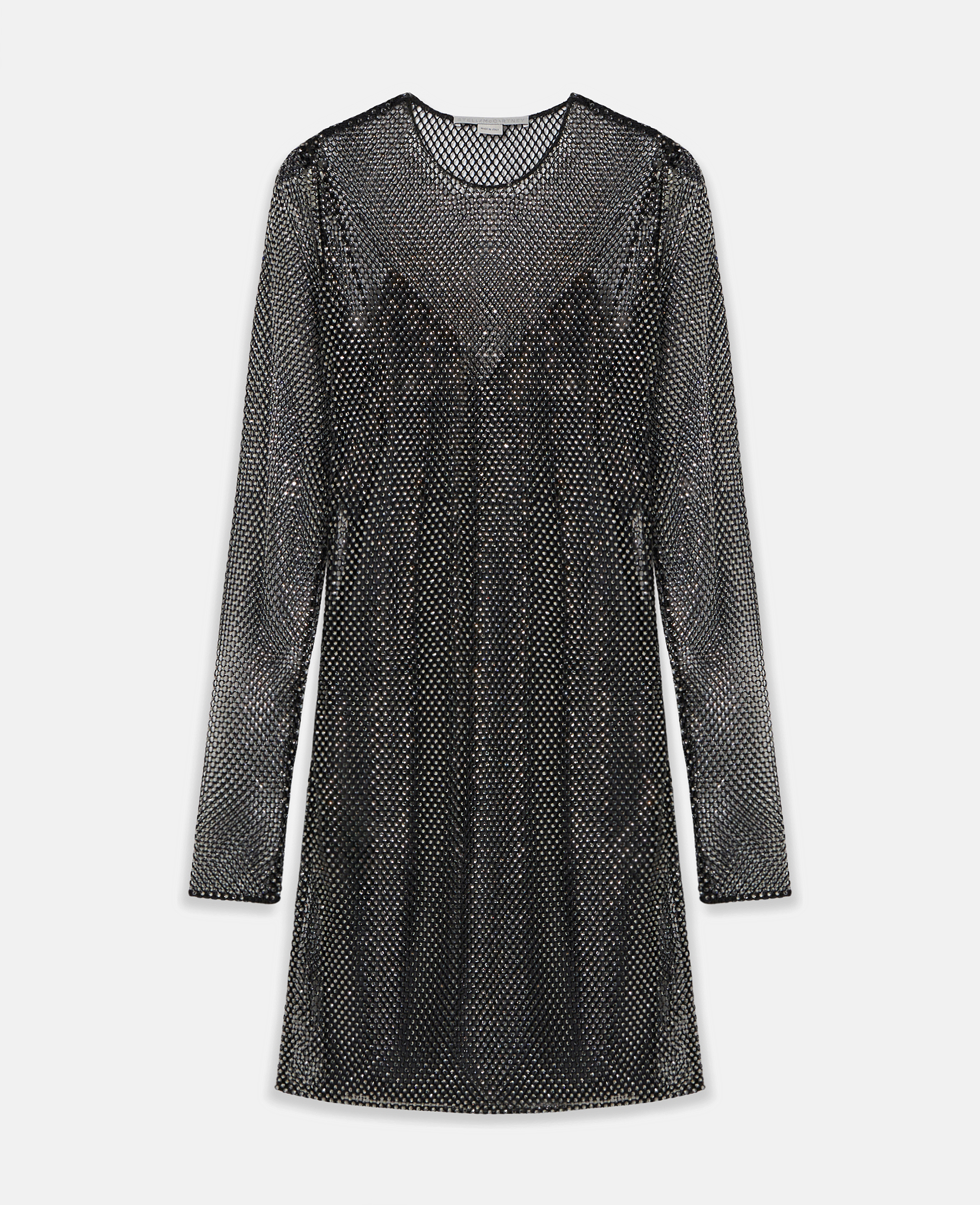Stella Mccartney Guipere Lace Slip Dress In Black