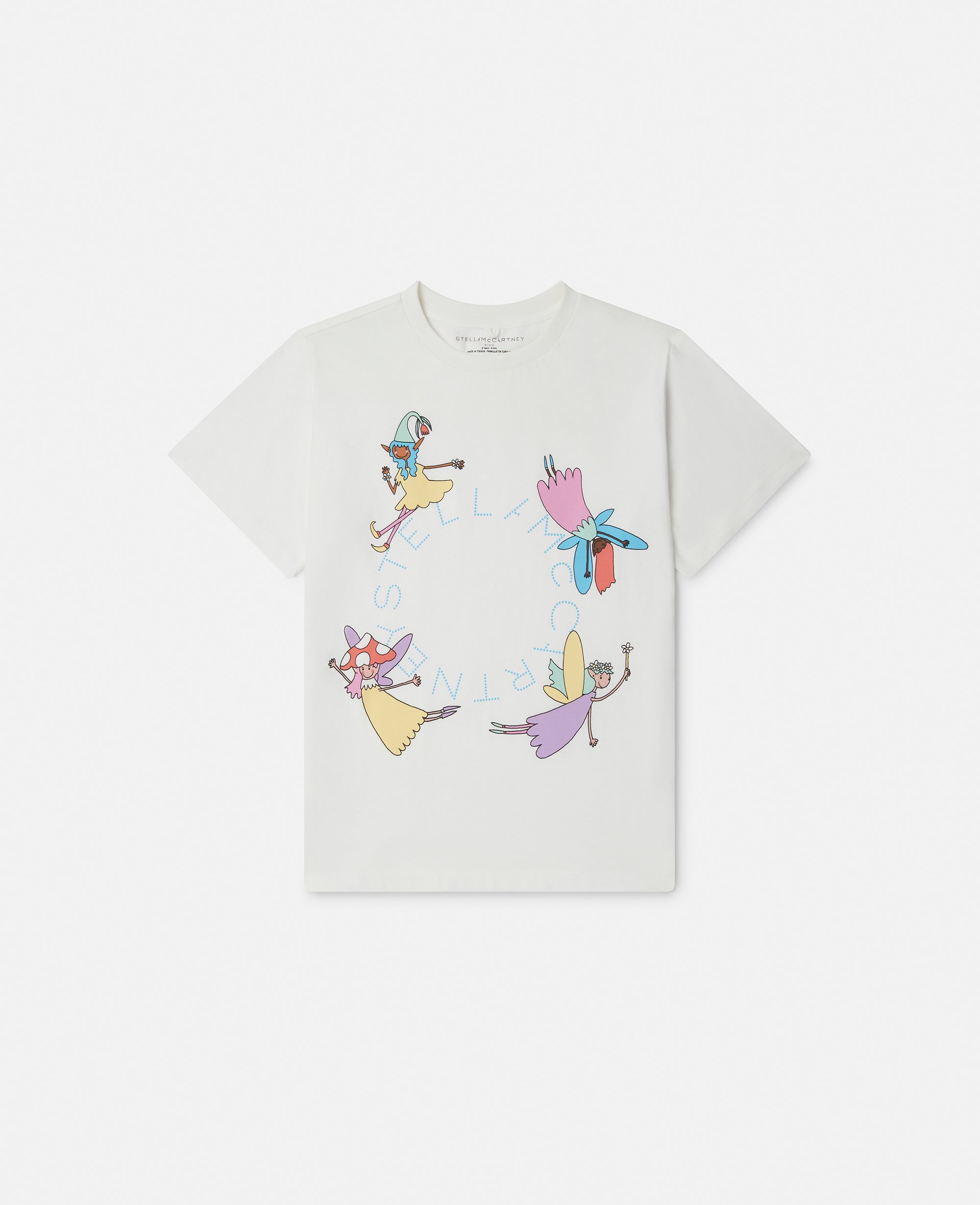 Fairies Print Crewneck T-Shirt, , Size: 6 - Stella McCartney - Modalova
