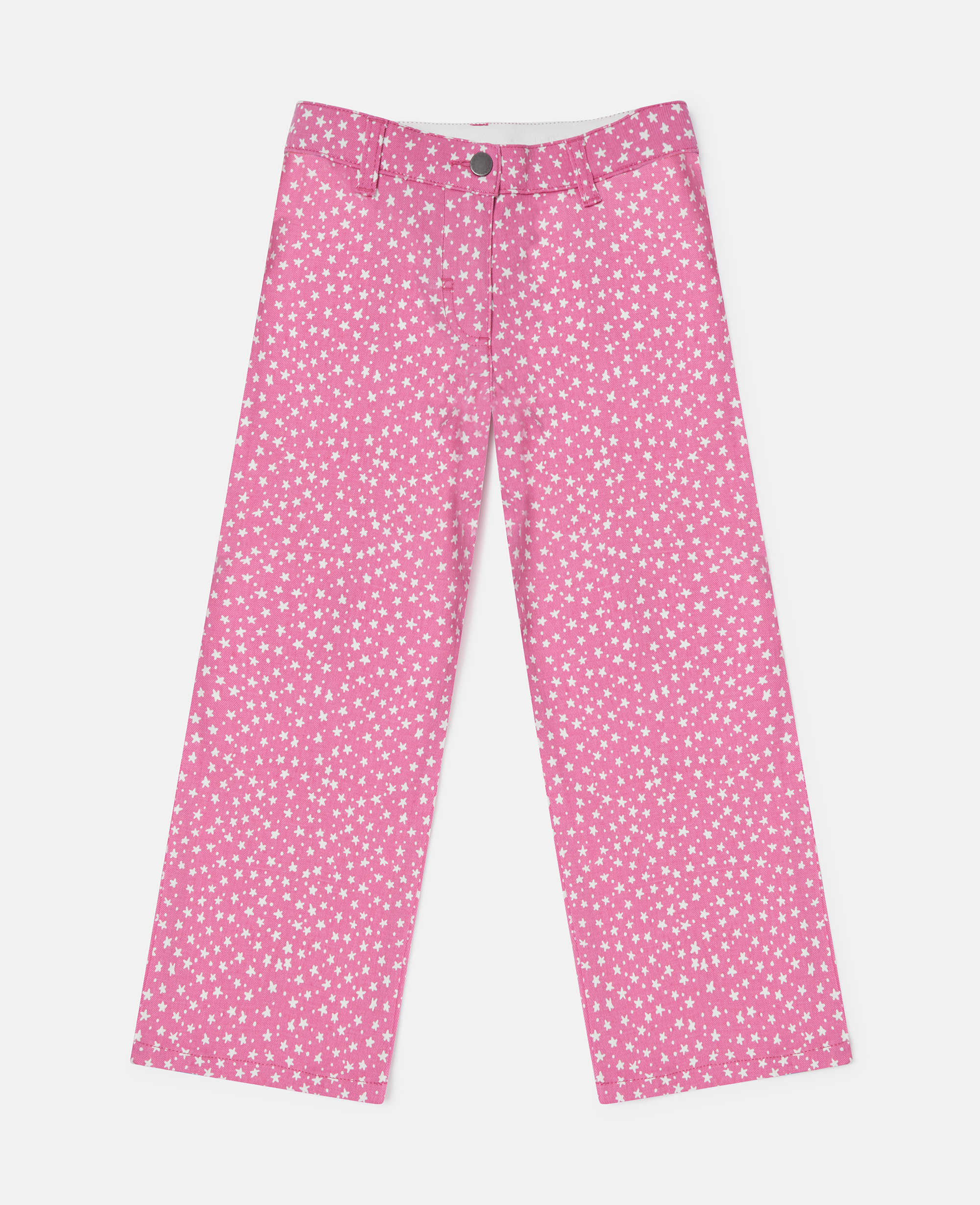 Star Print Straight-Leg Denim Jeans, /, Size: 6 - Stella McCartney - Modalova