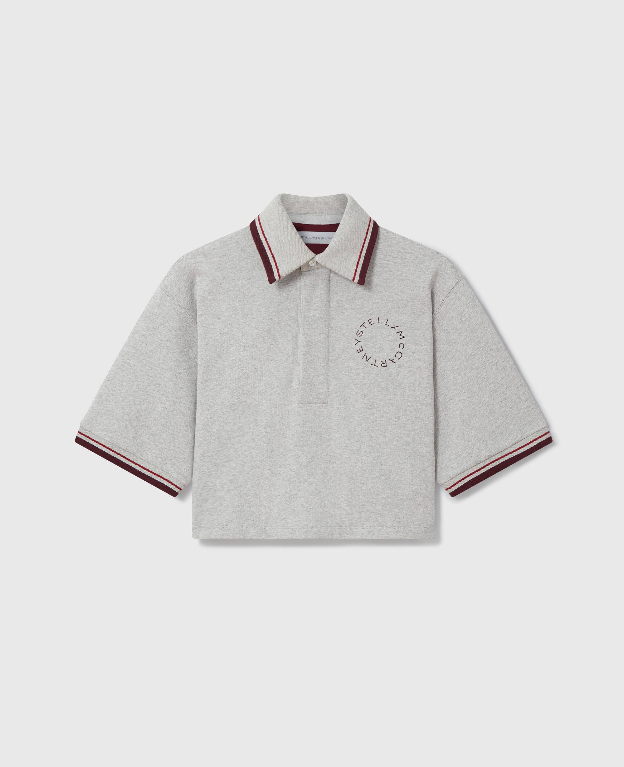 Stella Mccartney Cropped Short-sleeve Rugby Shirt