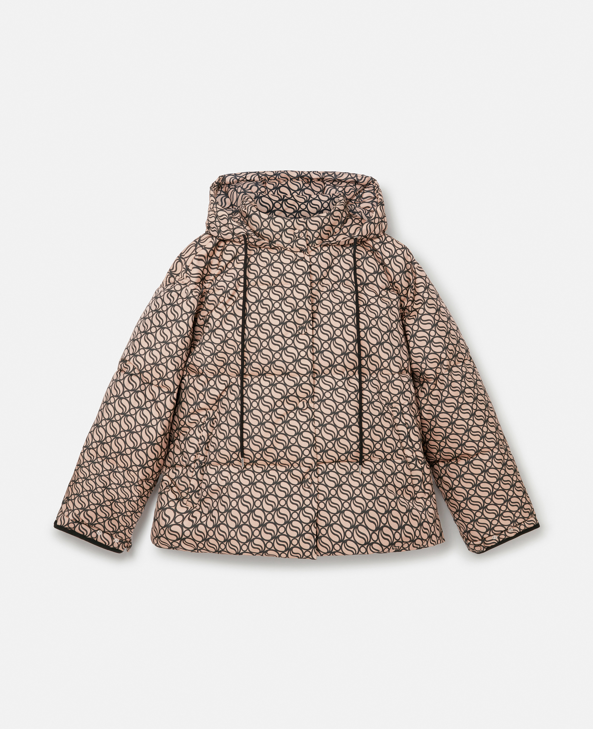 Stella McCartney – S-Wave Short Puffer Coat, Woman, Raffia, Size: 44