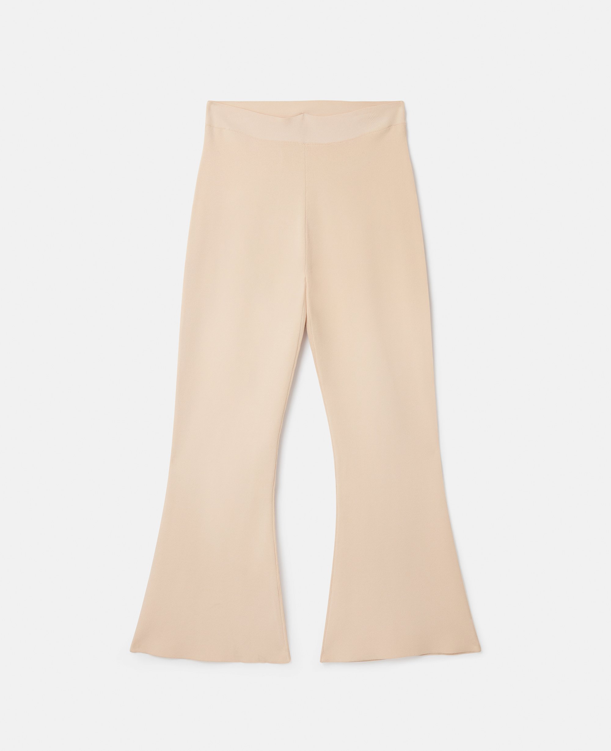 Stella McCartney – Mid-rise Flared Trousers, Woman, Oat, Size: S