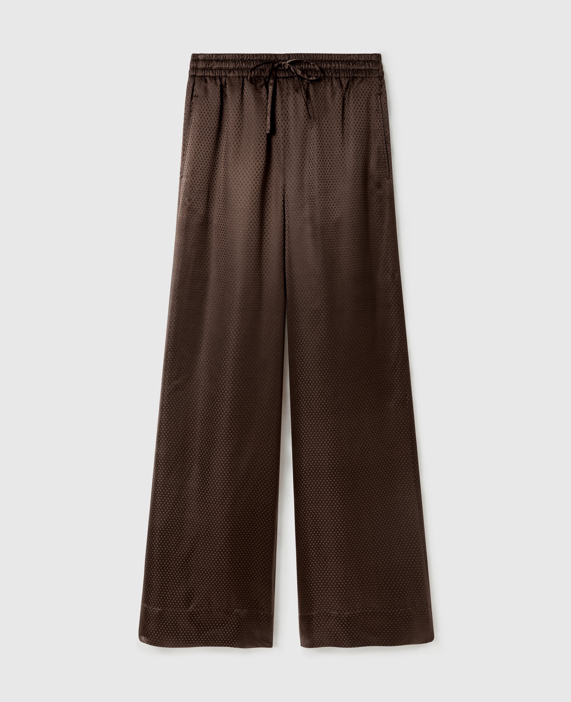 Stella McCartney - Hose aus Seidenjacquard mit Sternenmuster, , Größe: 44