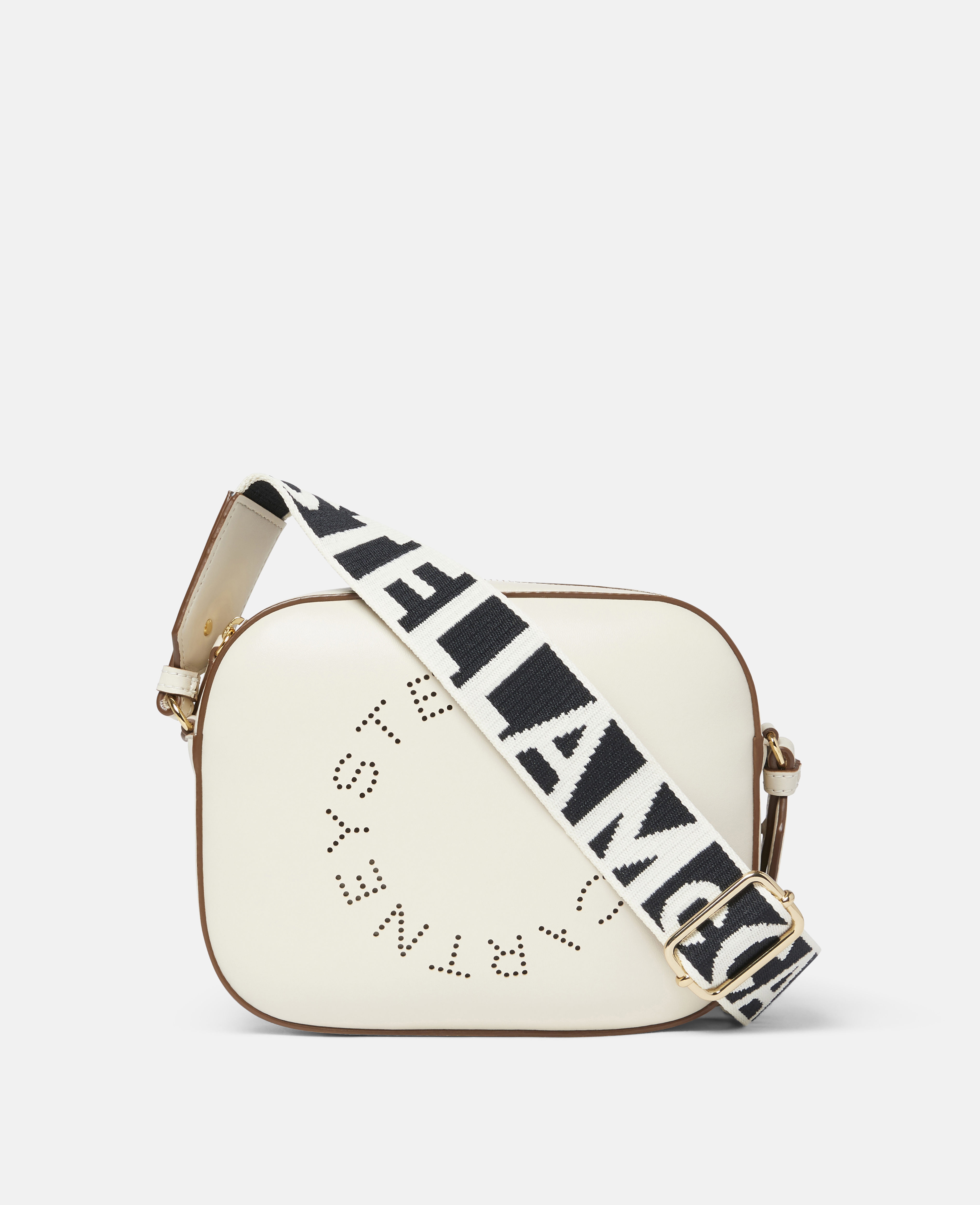 Stella McCartney – Logo Crossbody Camera Bag, Woman, White