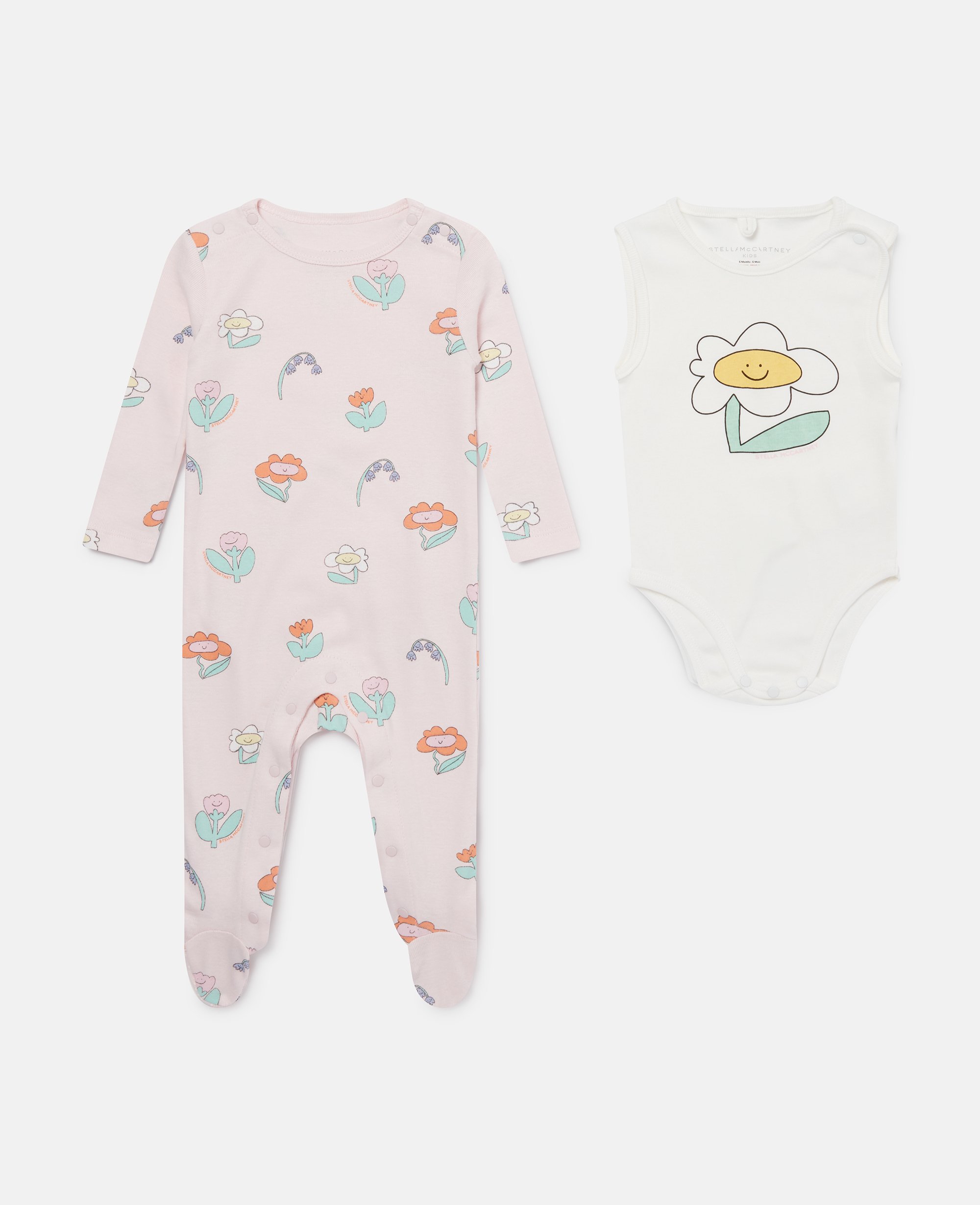Floral Print Romper Set, , Size: 3m - Stella McCartney - Modalova