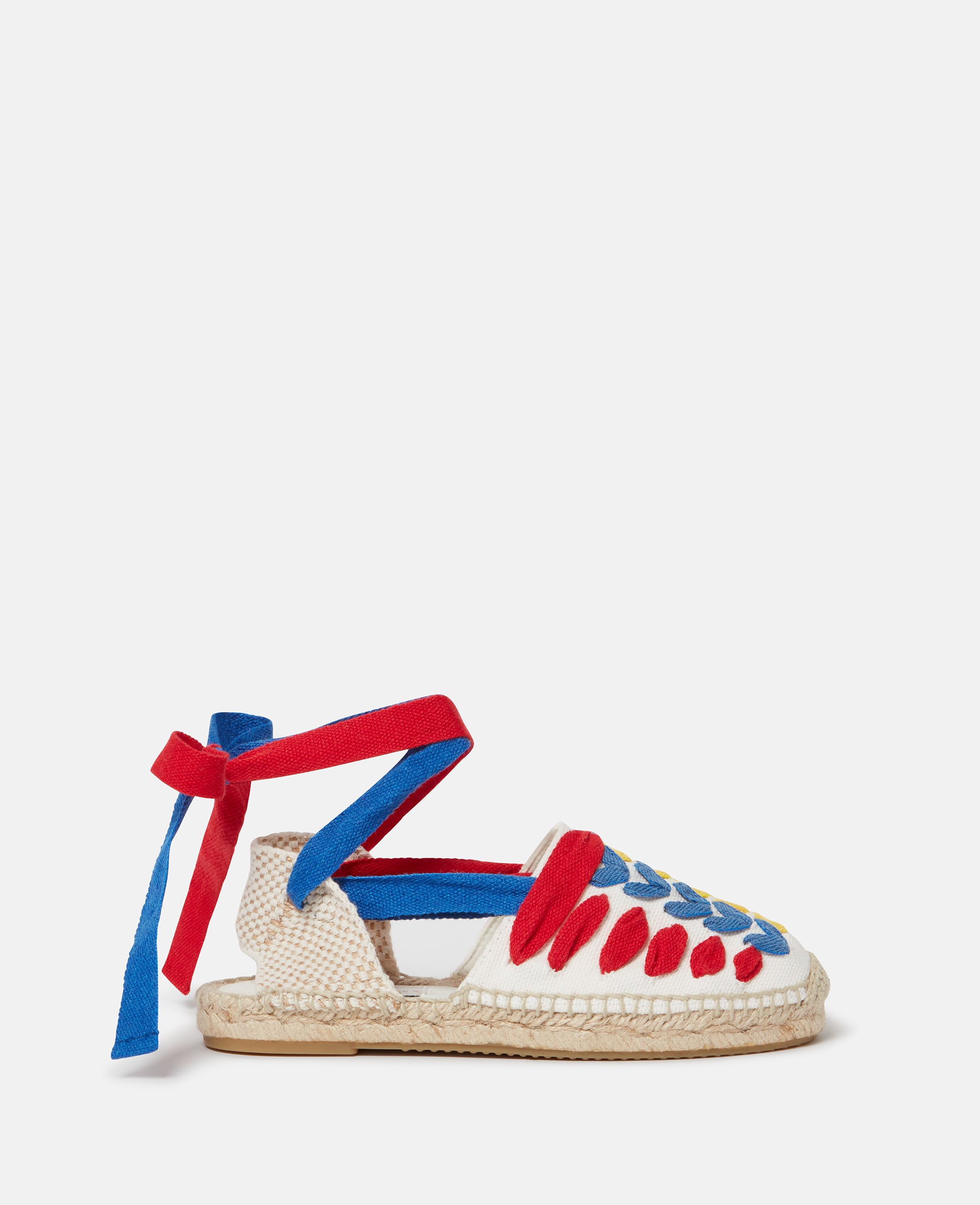 Stella McCartney - Lace-Up Espadrille Sandals, , Size: 32