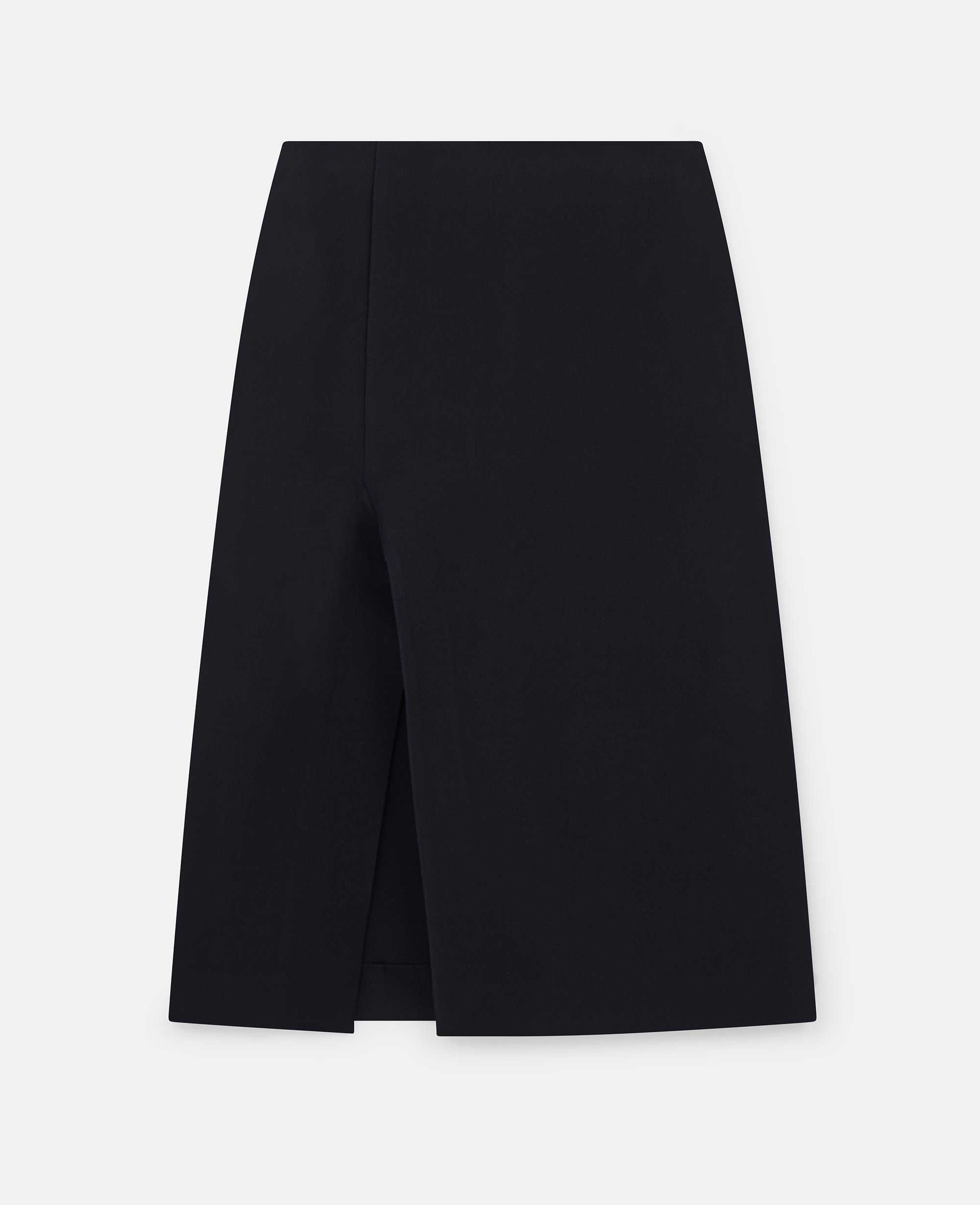 Stella McCartney – Kick-Flare Midi Skirt, Woman, Midnight black, Size: 40