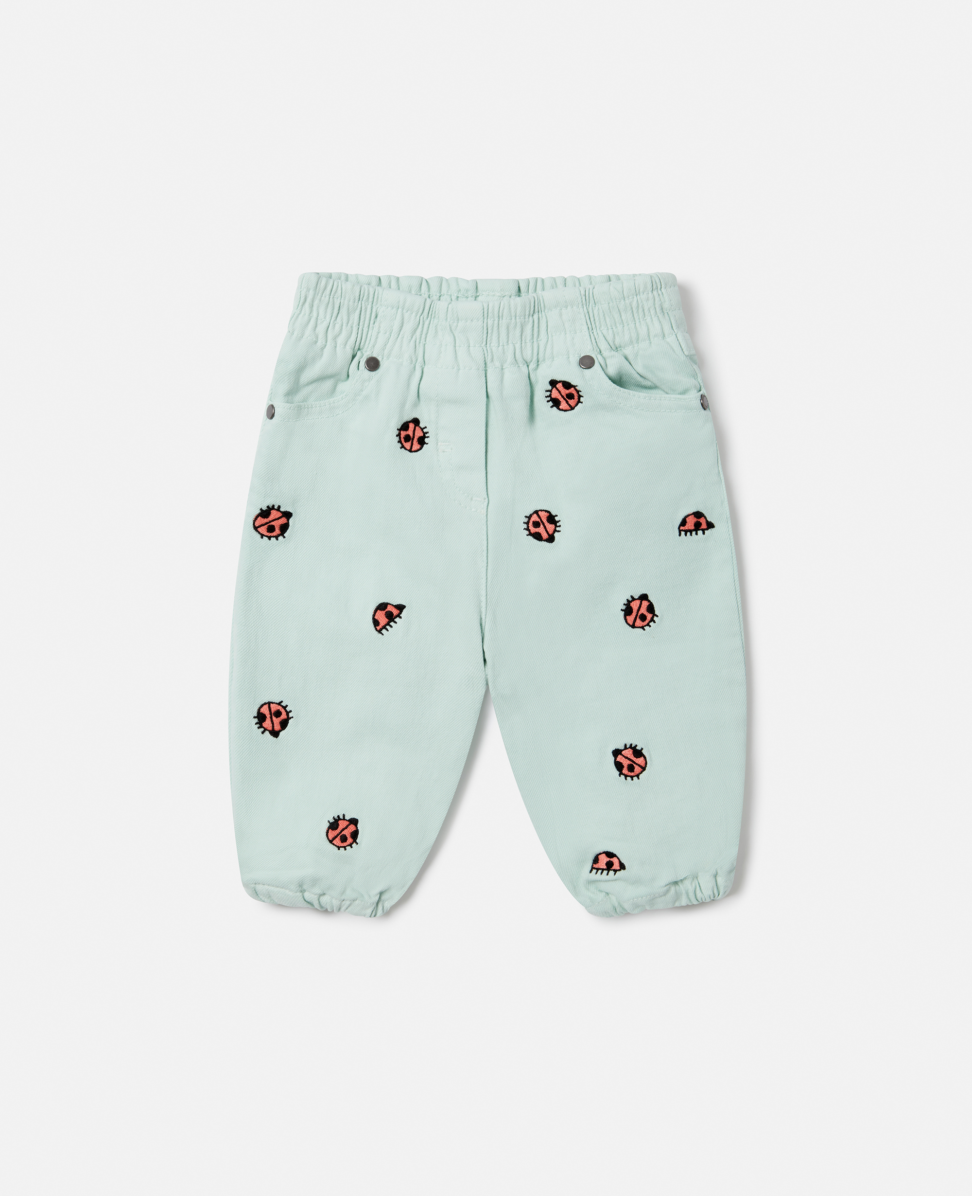 Ladybird Elasticated Denim Jeans, , Size: 3m - Stella McCartney - Modalova