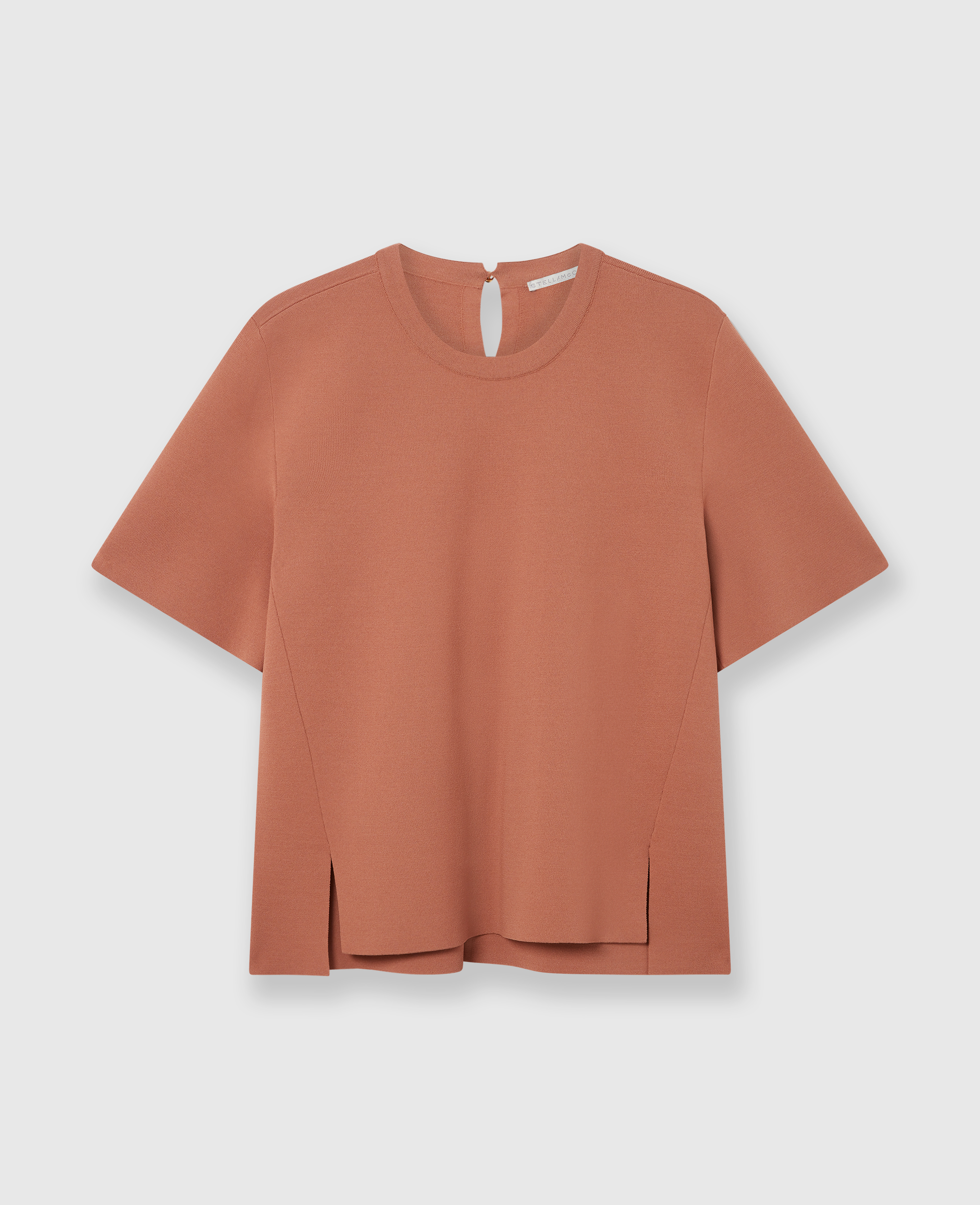 Stella Mccartney Boxy Short Sleeve T-shirt In Blush