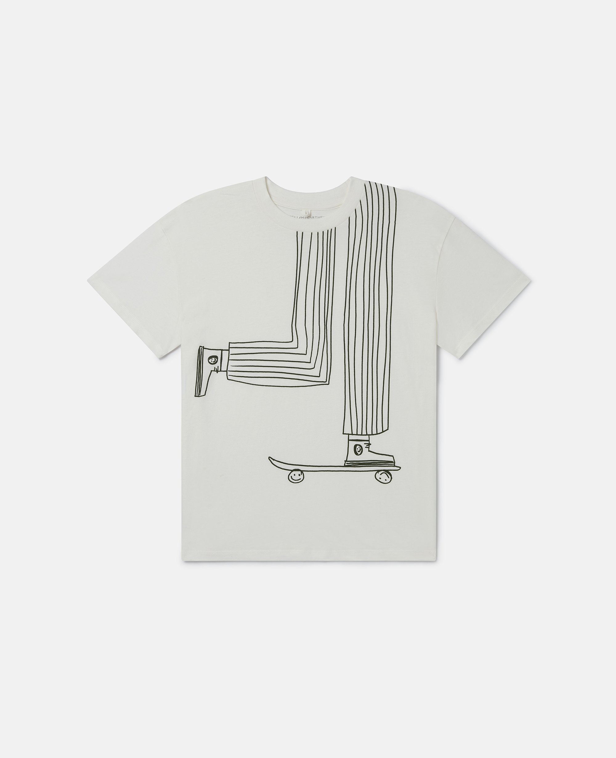 Skateboard Graphic T-Shirt, , Size: 3 - Stella McCartney - Modalova