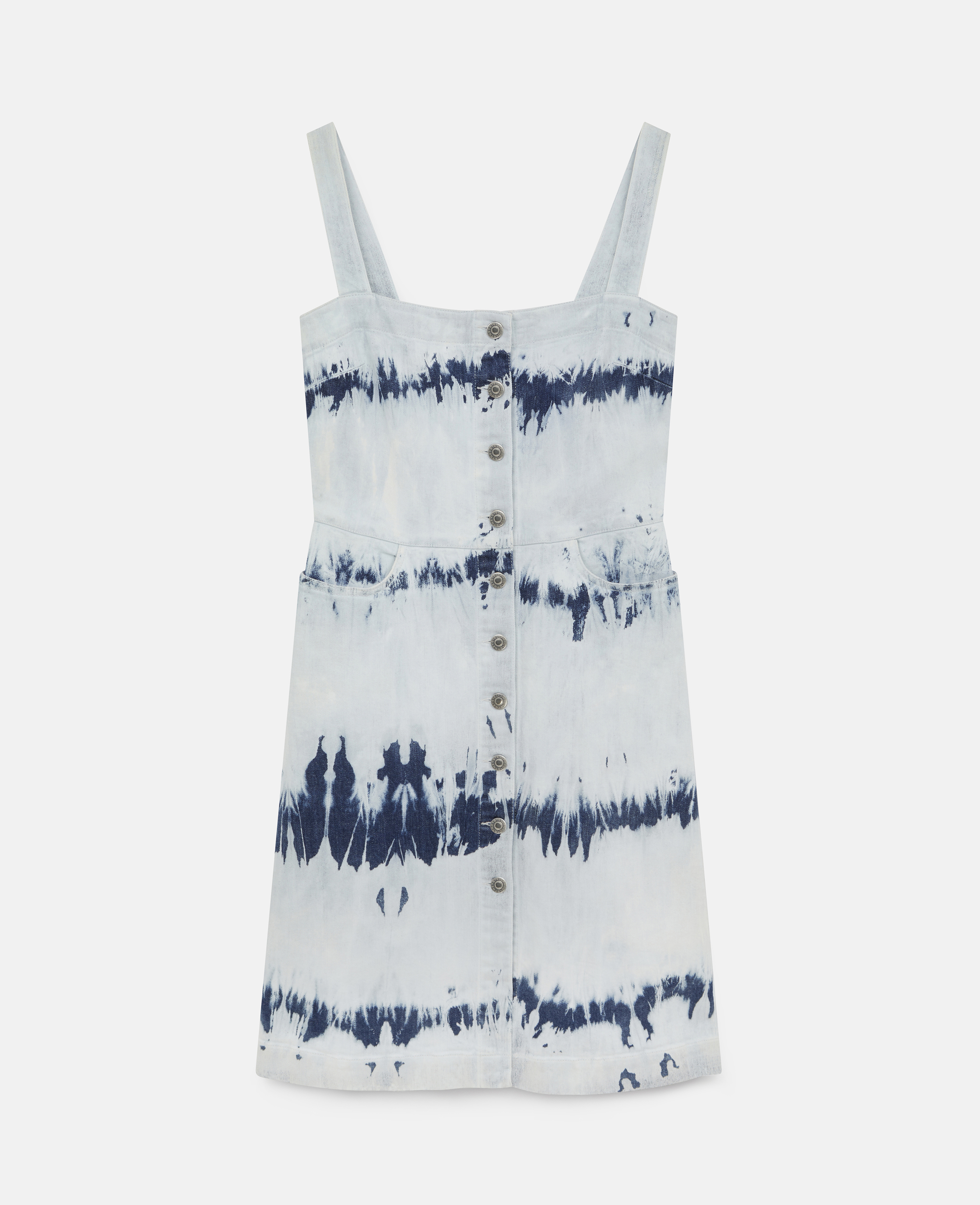 Stella McCartney Stella Mc Cartney - Tie-Dye Denim Midi Dress