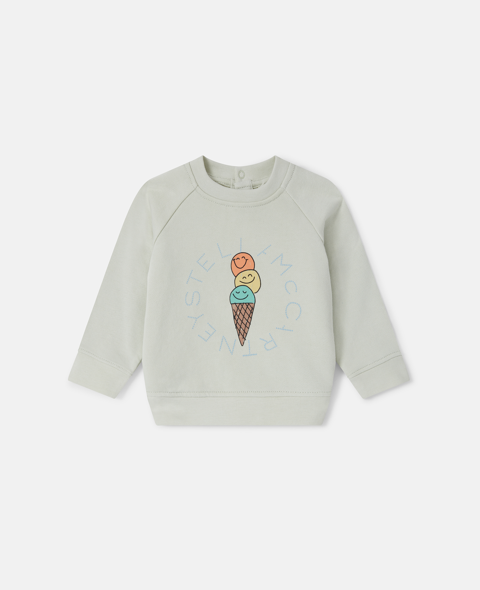 Ice Cream Graphic Long Sleeve T-Shirt, , Size: 6m - Stella McCartney - Modalova