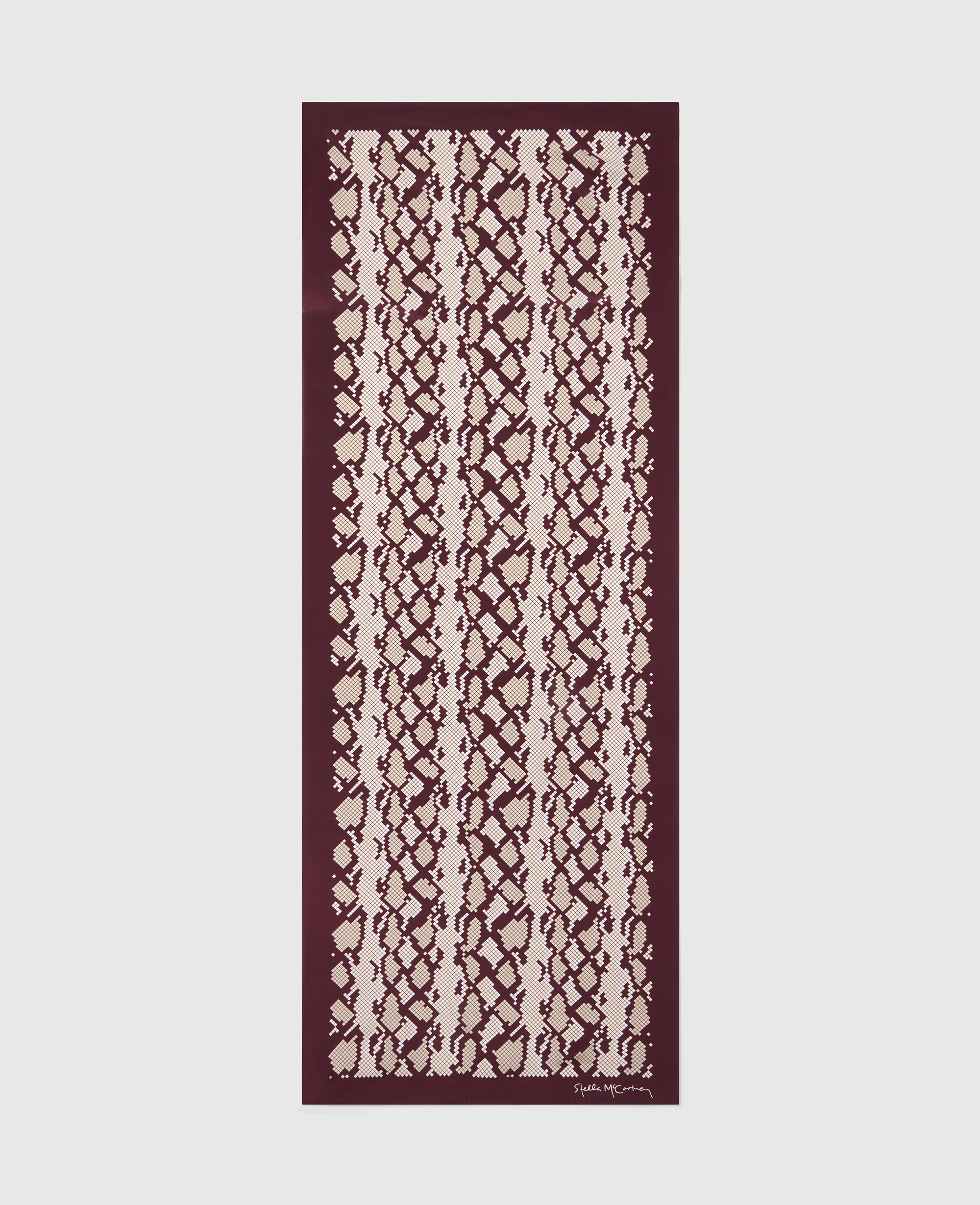 Stella Mccartney Snake Print Square Scarf