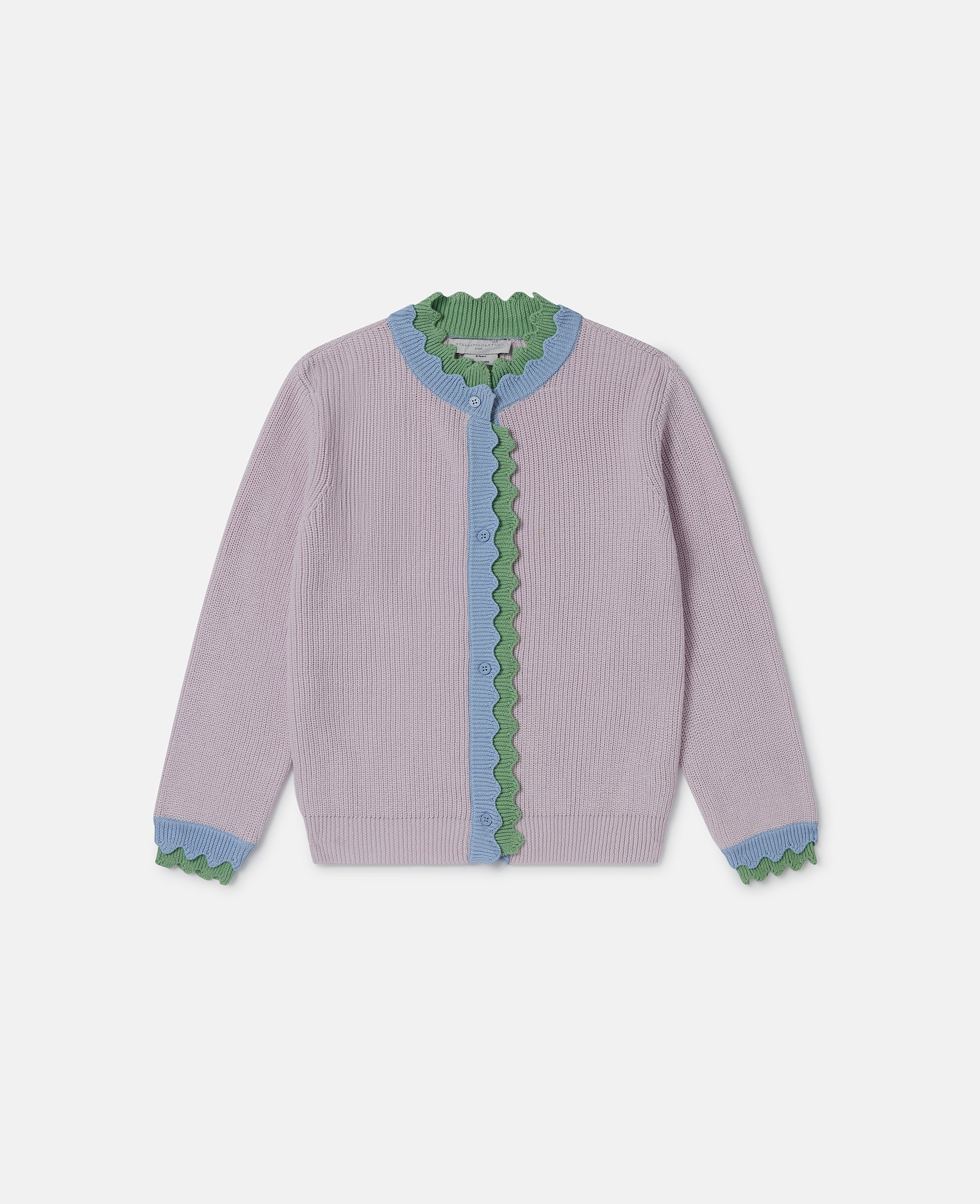 Scalloped Trim Cardigan, , Size: 6 - Stella McCartney - Modalova
