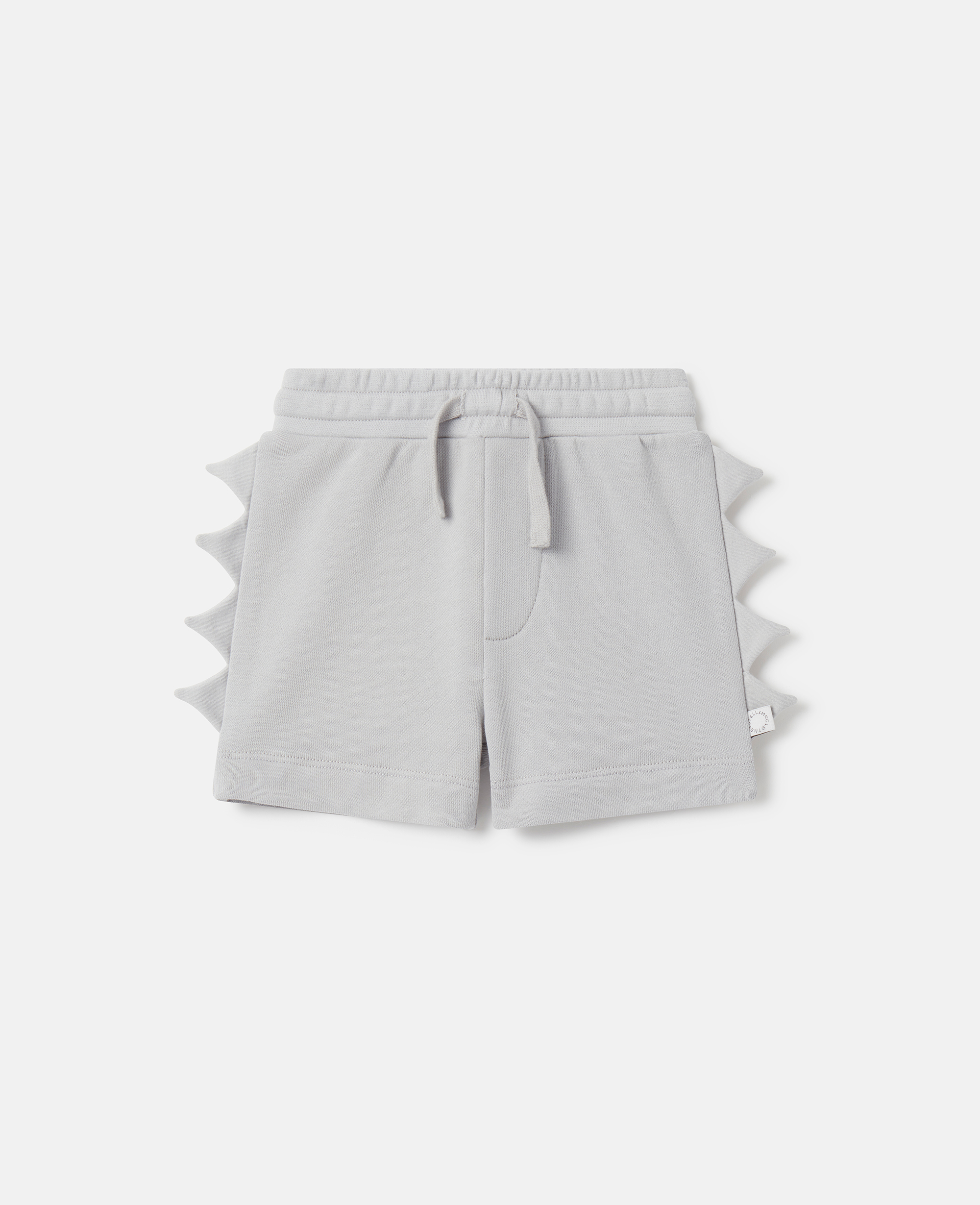 Stella McCartney – Shark Fin Spike Shorts, Woman, Grey Melange, Size: 18m