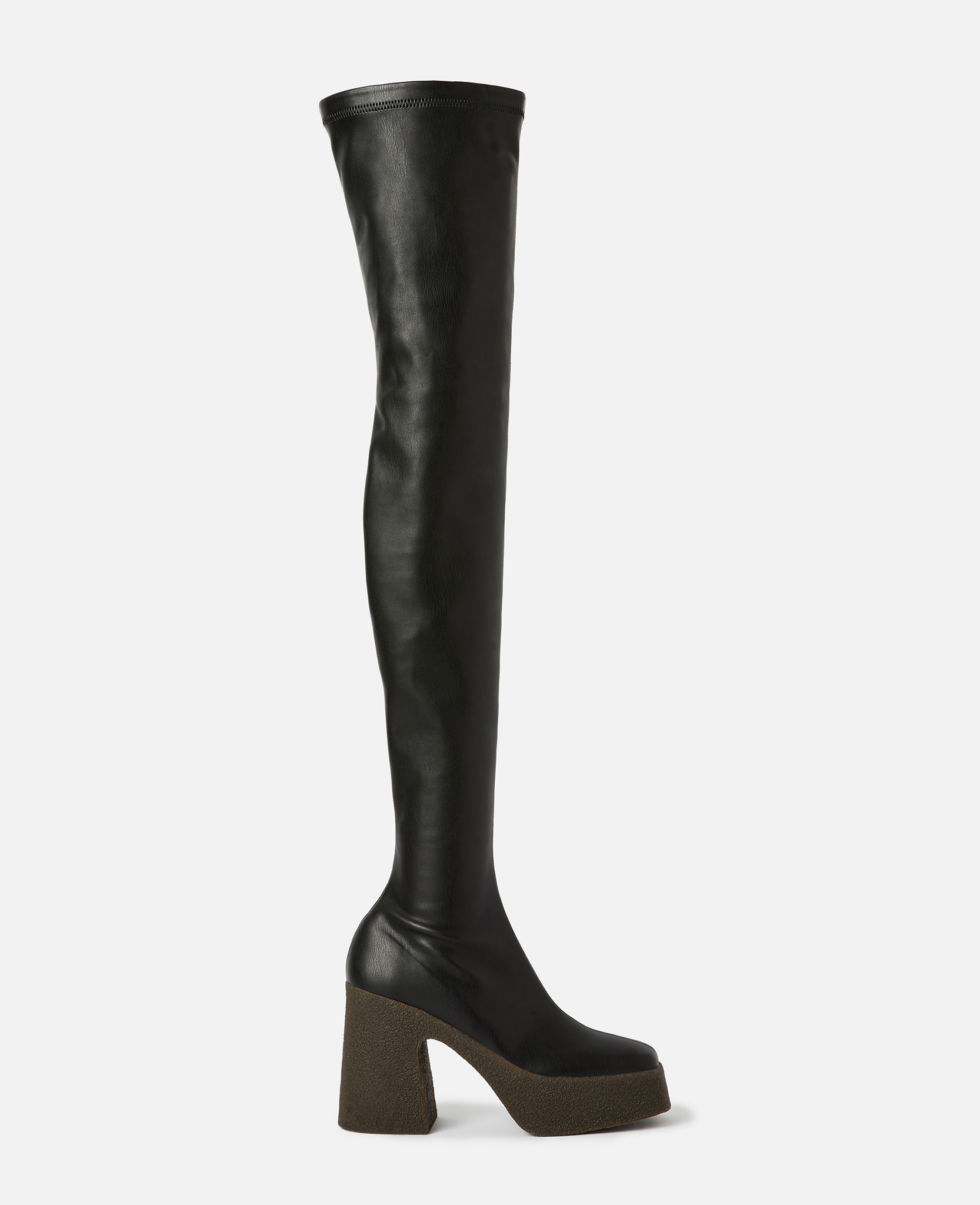 Stella Mccartney Skyla Above-the-knee Boots In Black