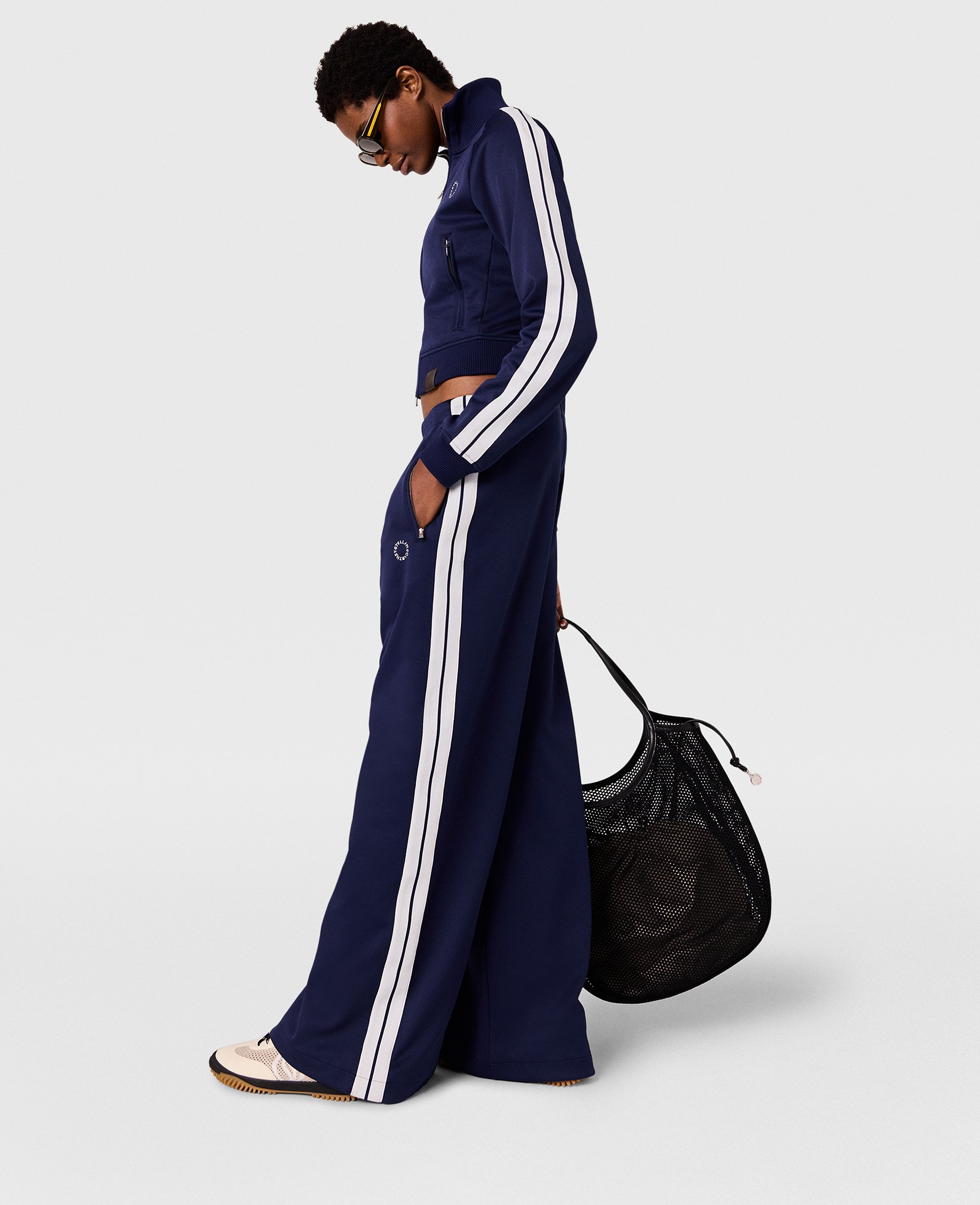 Veste a double rayure avec col montant, , , Taille: XS - Stella McCartney - Modalova